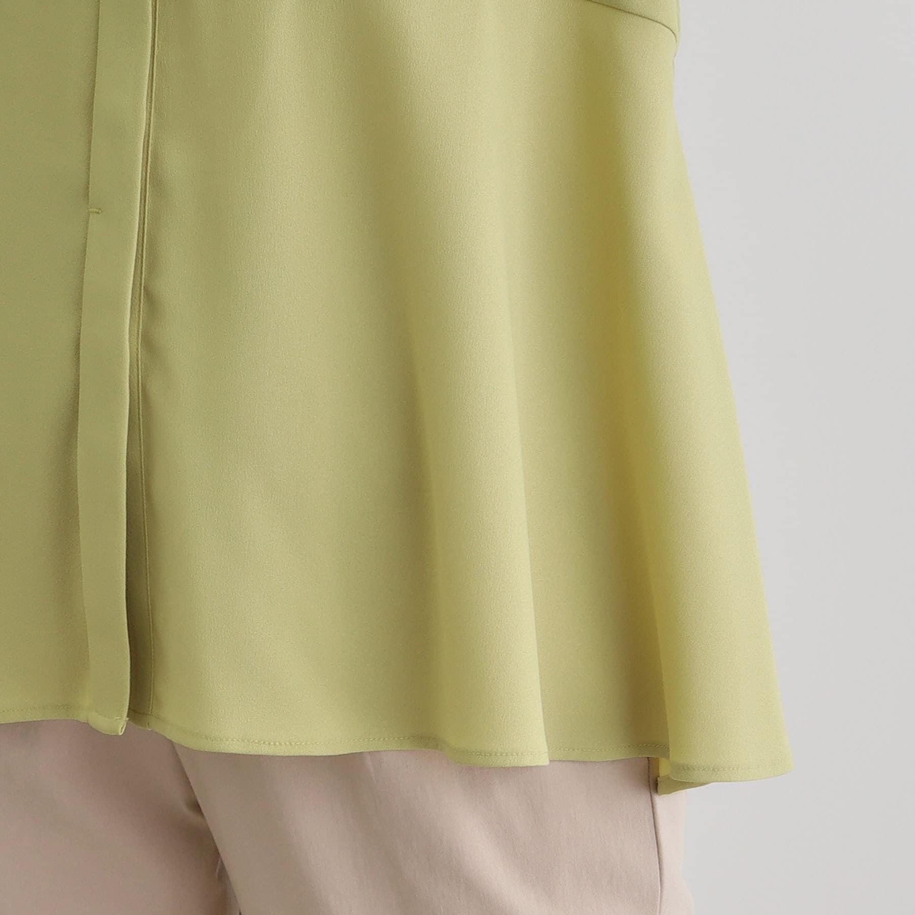 グローブ grove ペプラムシャツブラウス （ネイビー×オフ(393)） ネイビー×オフ(393)