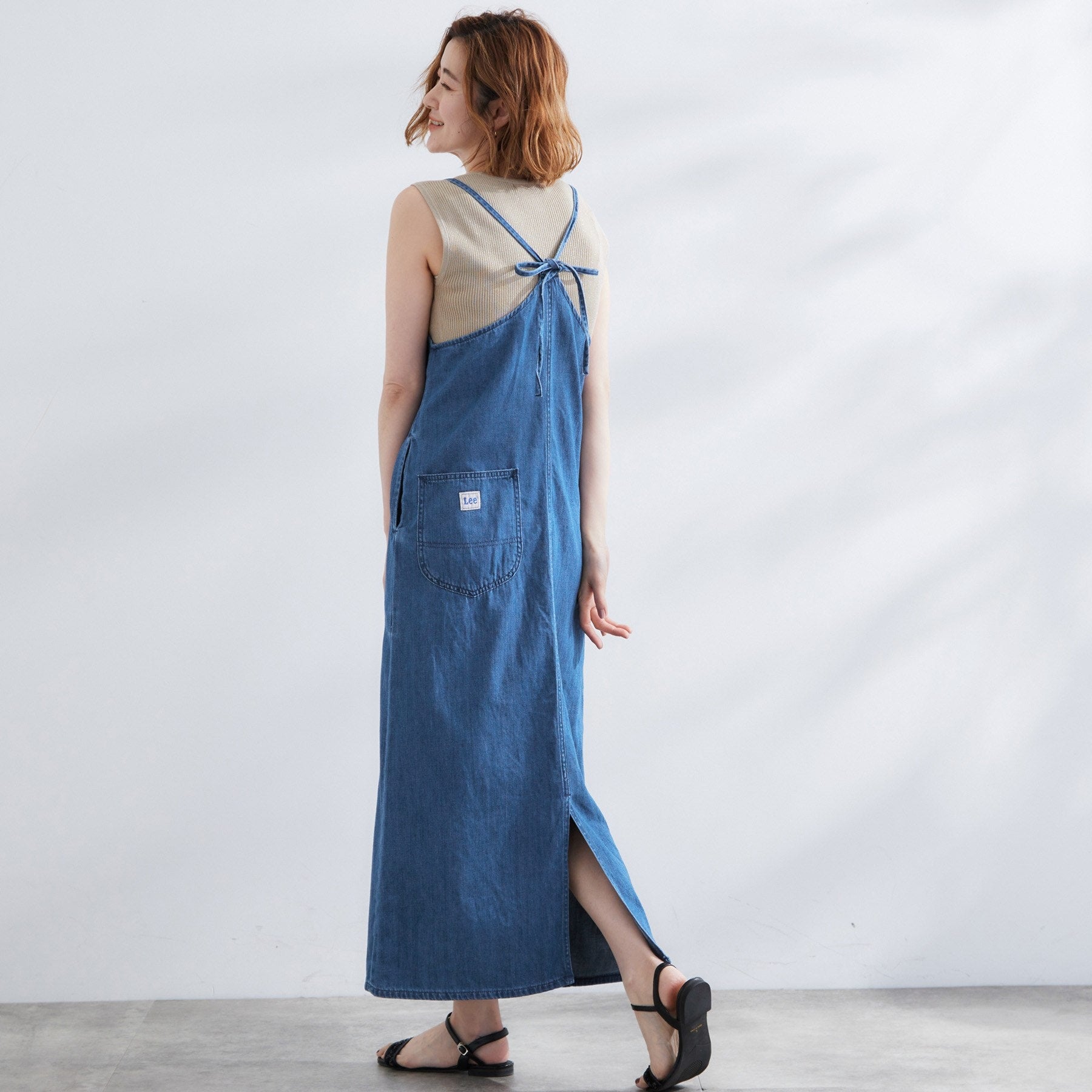 グローブ grove 【Lee】DENIM CAMISOLE DRESS （ネイビー(094)） ネイビー(094)