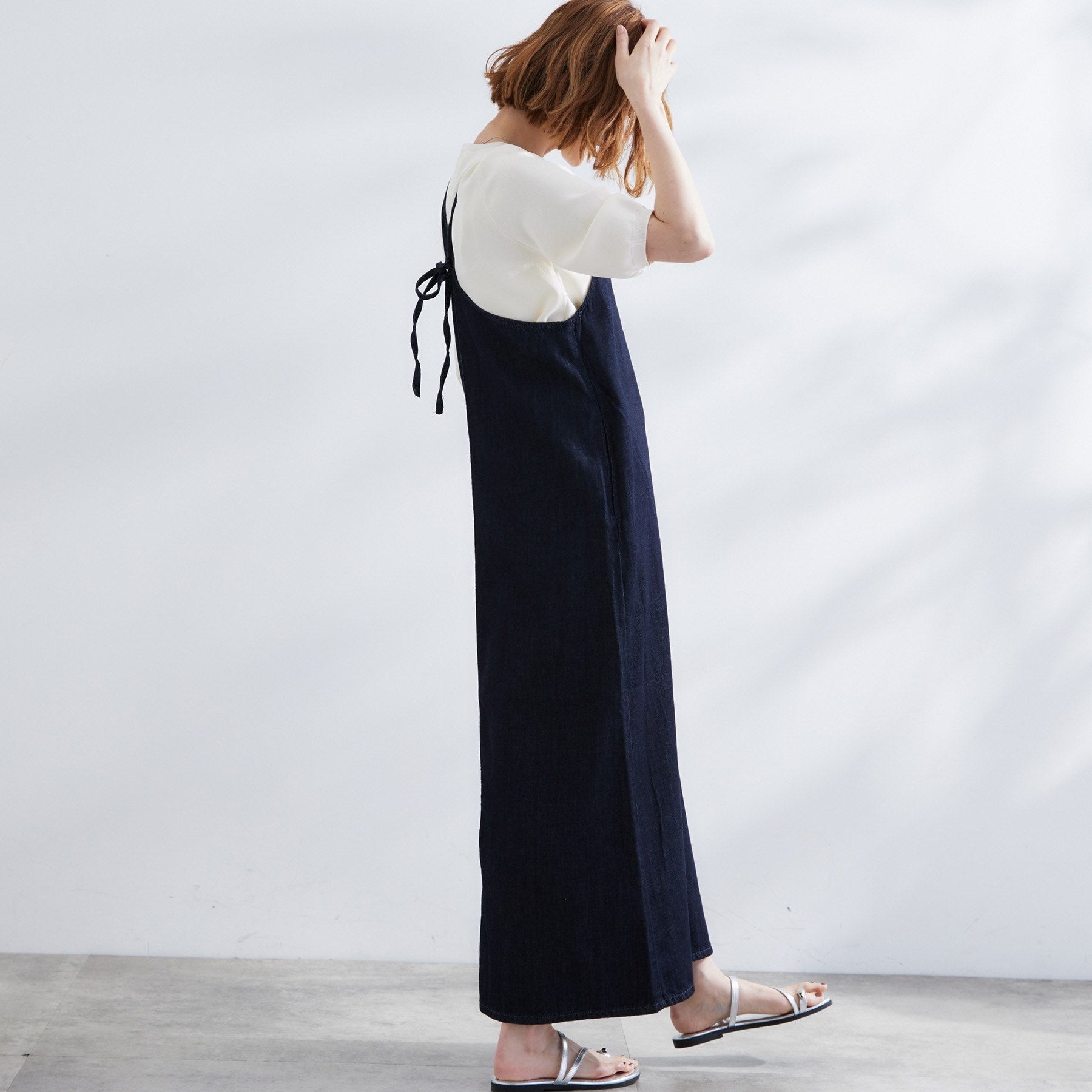 グローブ grove 【Lee】DENIM CAMISOLE DRESS （ネイビー(094)） ネイビー(094)