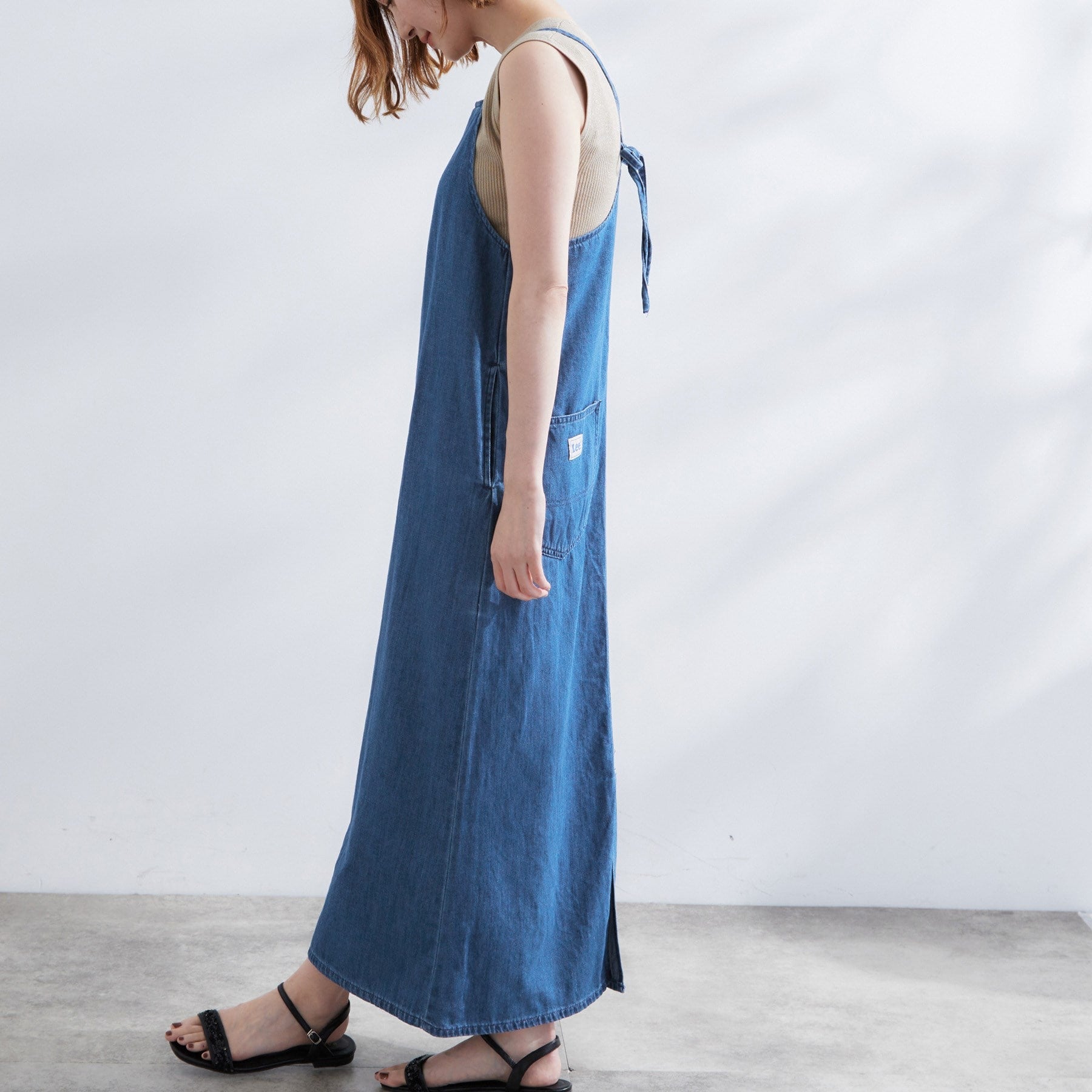 グローブ grove 【Lee】DENIM CAMISOLE DRESS （ネイビー(094)） ネイビー(094)