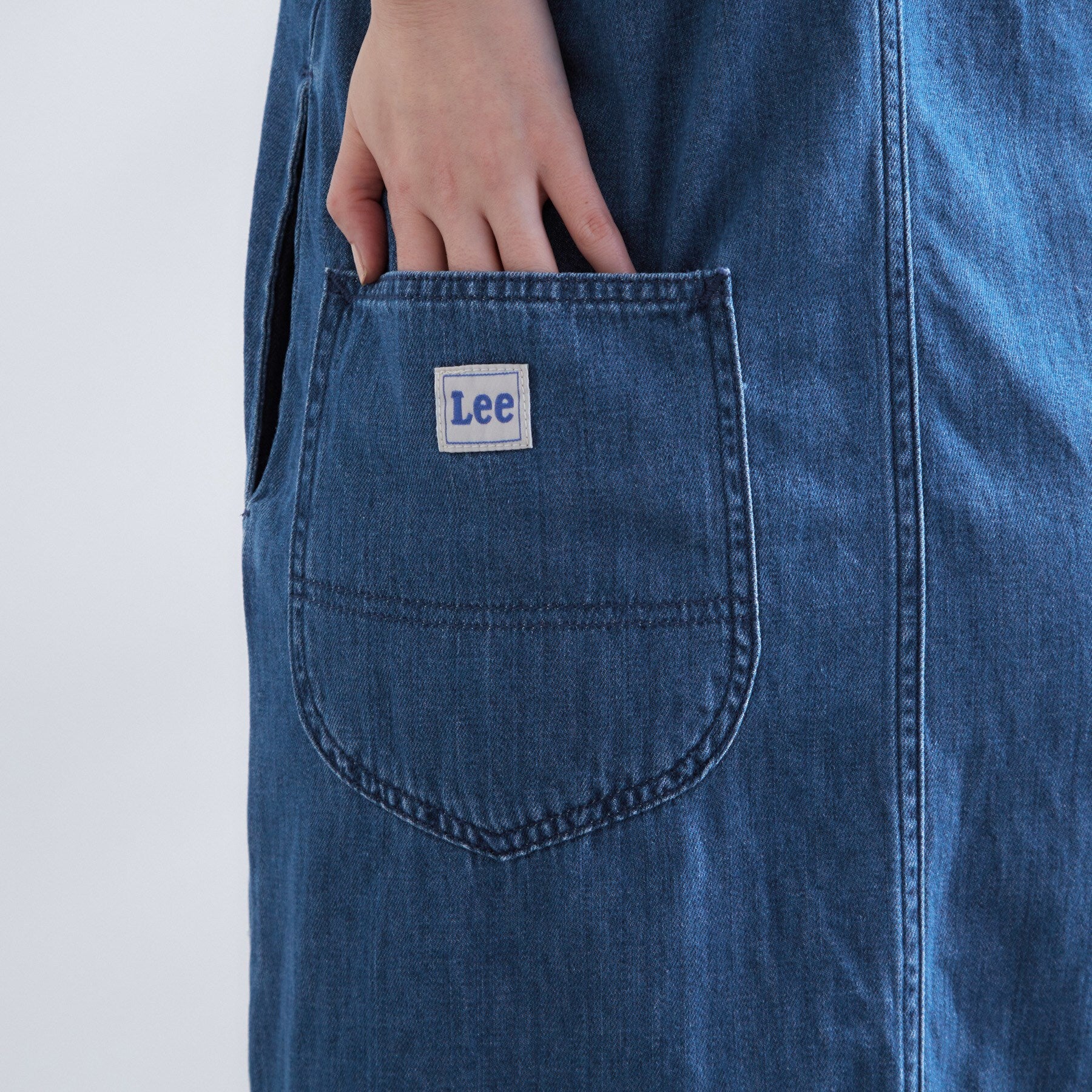 グローブ grove 【Lee】DENIM CAMISOLE DRESS （ネイビー(094)） ネイビー(094)