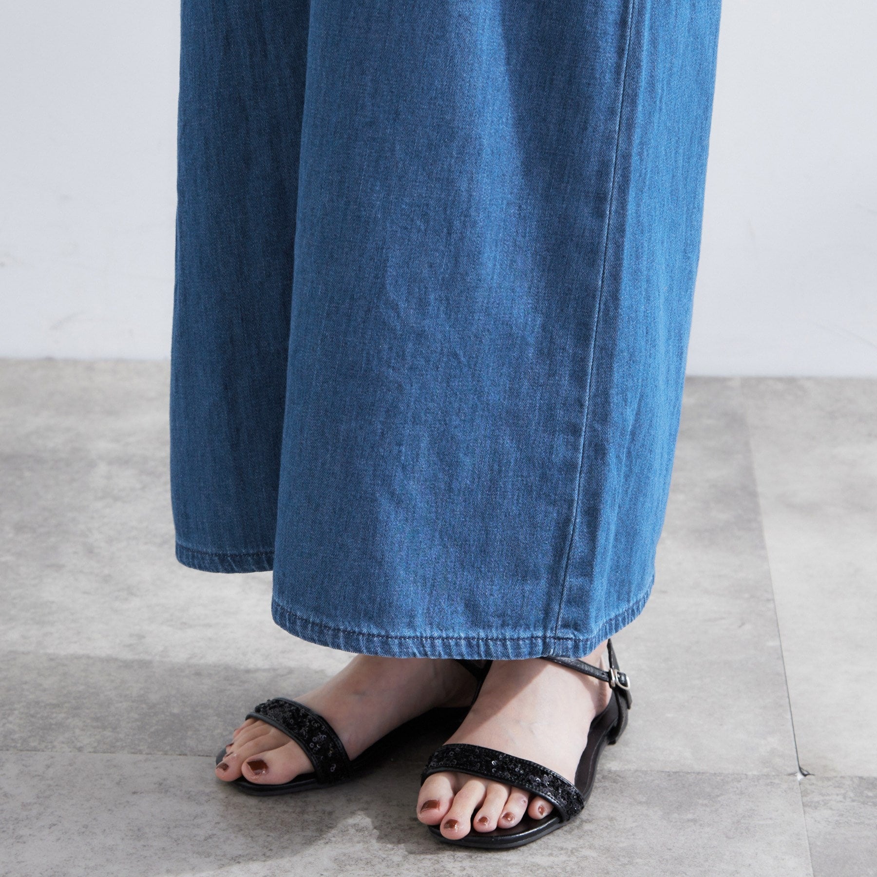 グローブ grove 【Lee】DENIM CAMISOLE DRESS （ネイビー(094)） ネイビー(094)