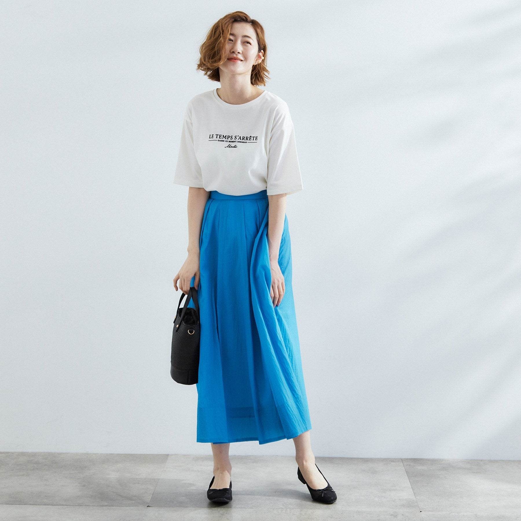 グローブ grove 【多機能】ハーフスリーブロゴTシャツ （オフ×刺繍(003)） オフ×刺繍(003)