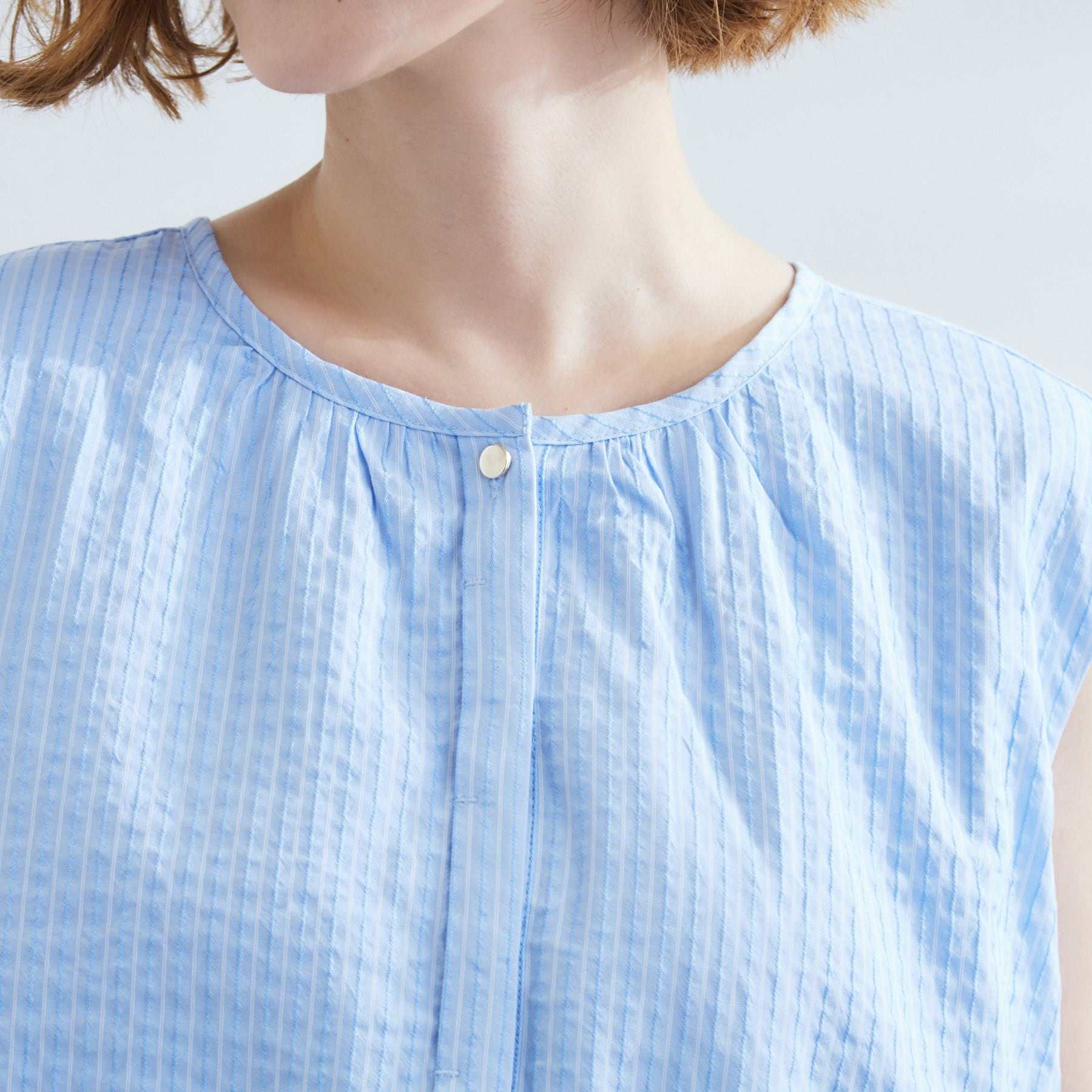 グローブ grove ストライプバルーンブラウス （オフホワイト(303)） オフホワイト(303)