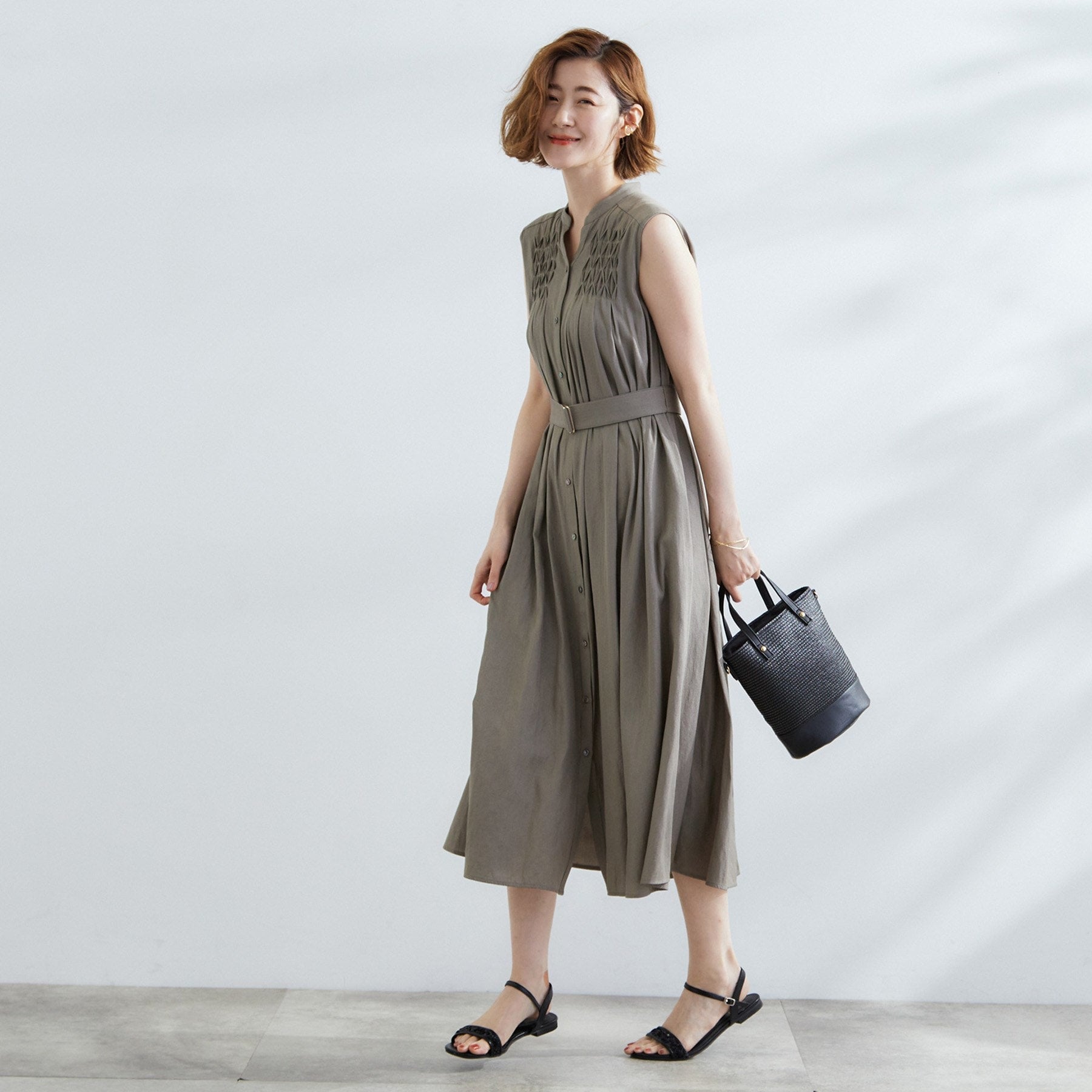 jenny fax　スモッキング　ワンピース jenny fax スモッキング ワンピース JennyFax Dress