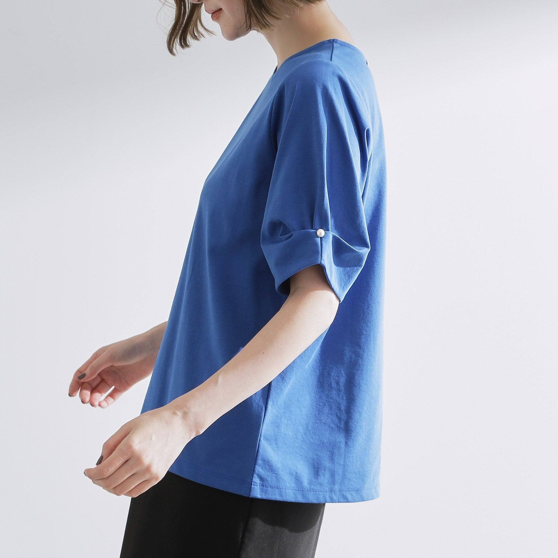 グローブ grove 袖口パール調タックプルオーバー （グレージュ(050)） グレージュ(050)