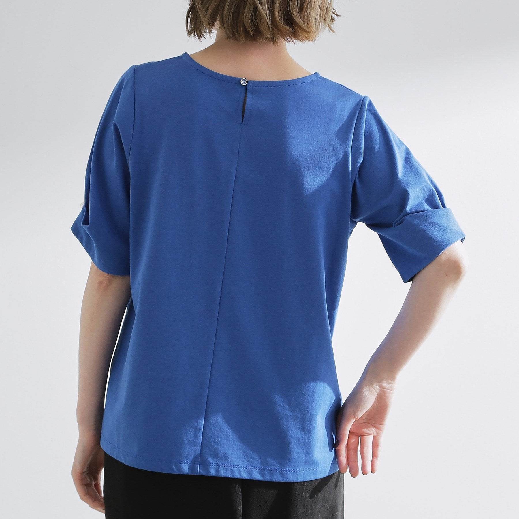 グローブ grove 袖口パール調タックプルオーバー （グレージュ(050)） グレージュ(050)