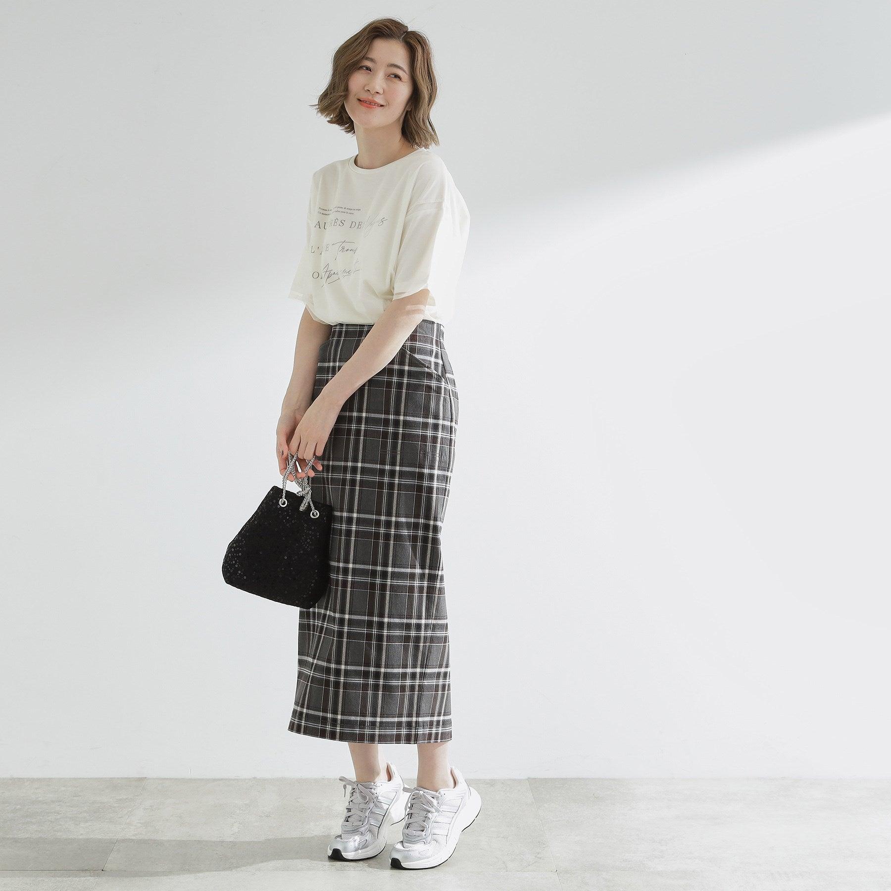 グローブ grove チュールレイヤードTシャツ （ブラック(019)） ブラック(019)