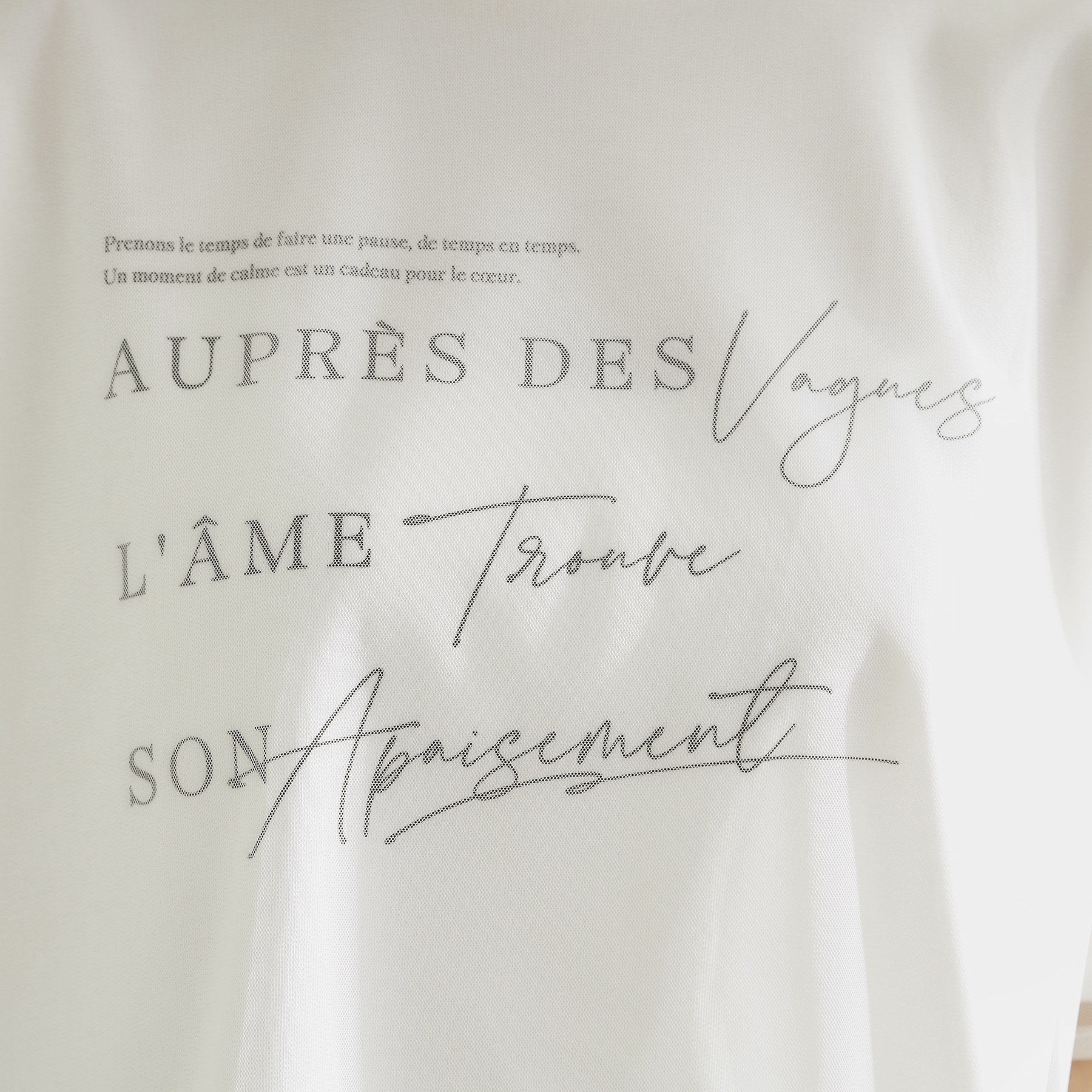 グローブ grove チュールレイヤードTシャツ （ブラック(019)） ブラック(019)