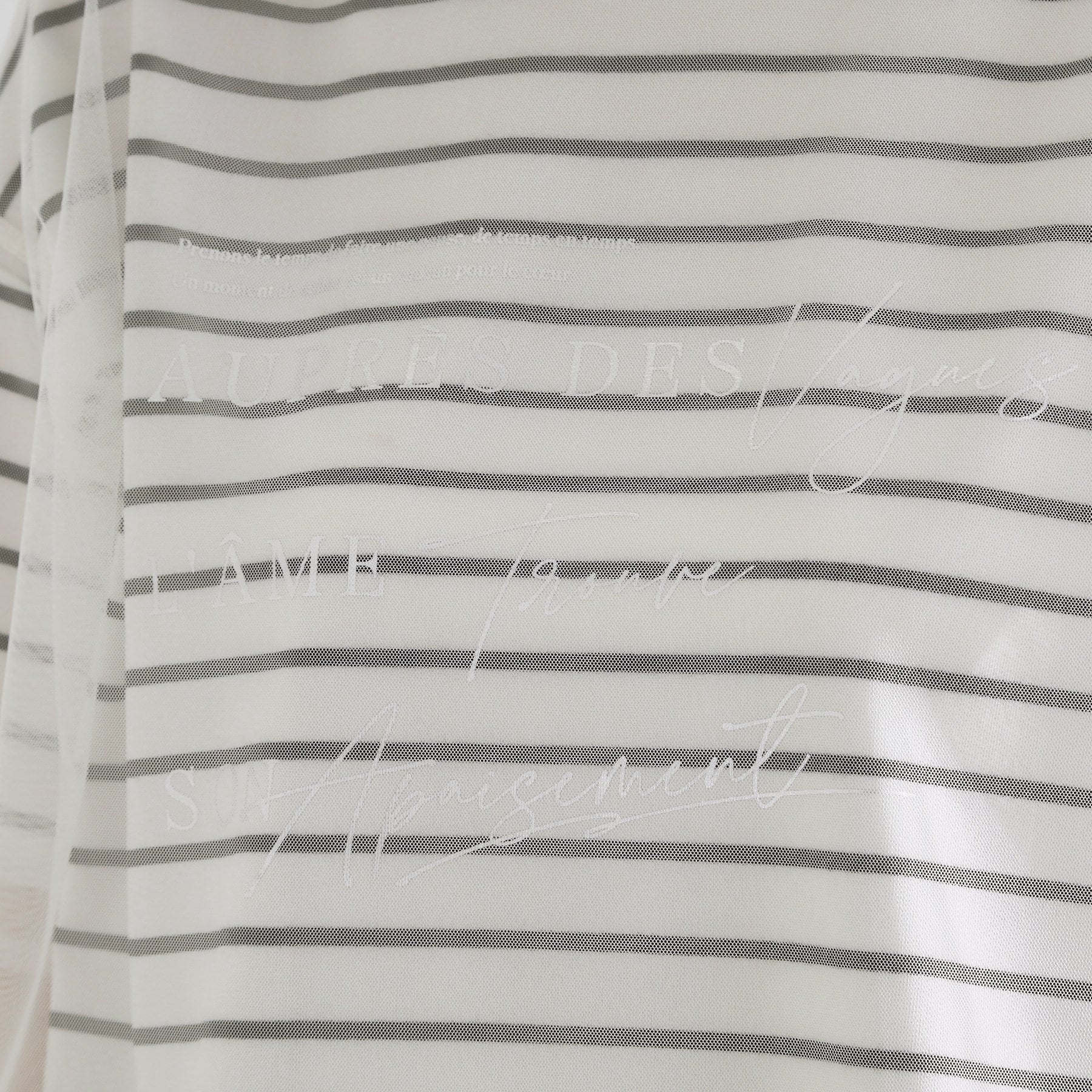 グローブ grove チュールレイヤードTシャツ （ブラック(019)） ブラック(019)