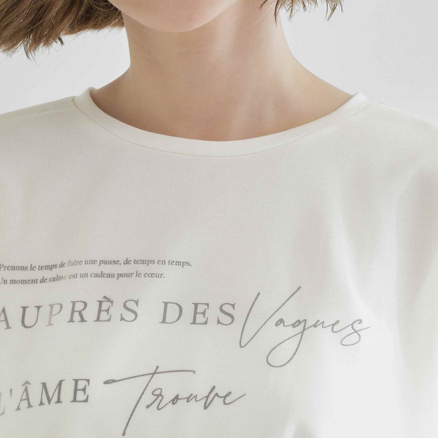 グローブ grove チュールレイヤードTシャツ （ブラック(019)） ブラック(019)