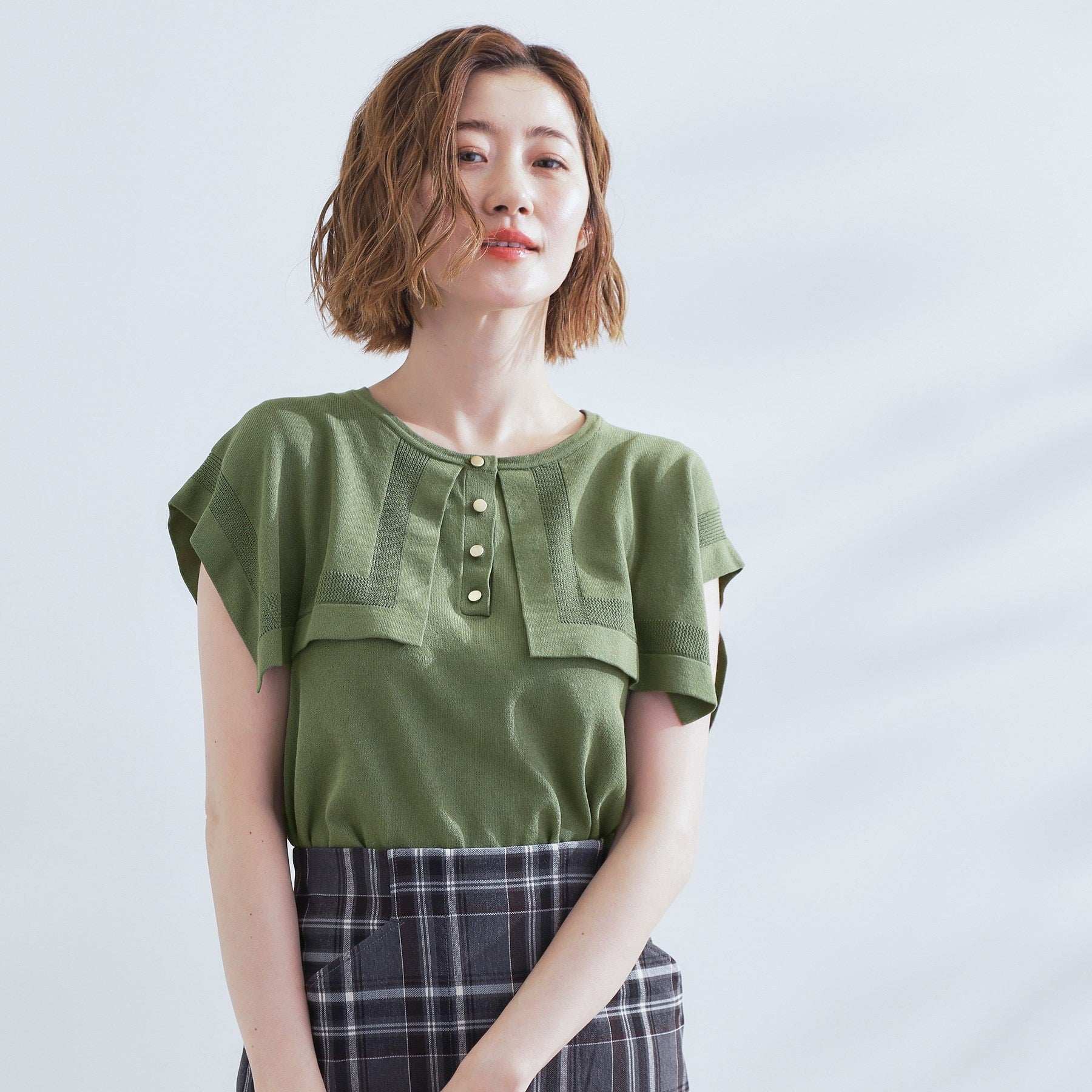 グローブ grove セーラーカラーニット （ブラック(519)） ブラック(519)