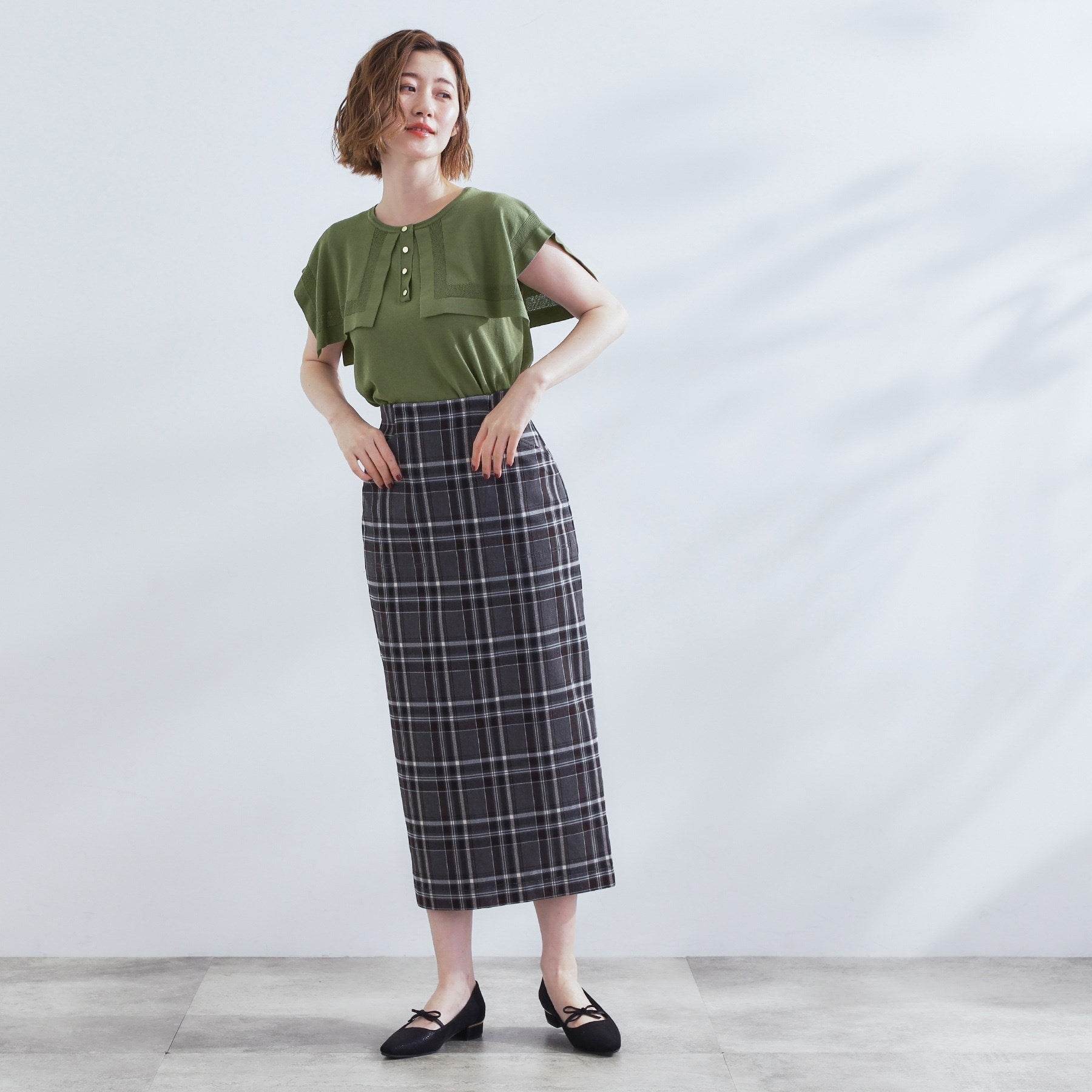 グローブ grove セーラーカラーニット （ブラック(519)） ブラック(519)