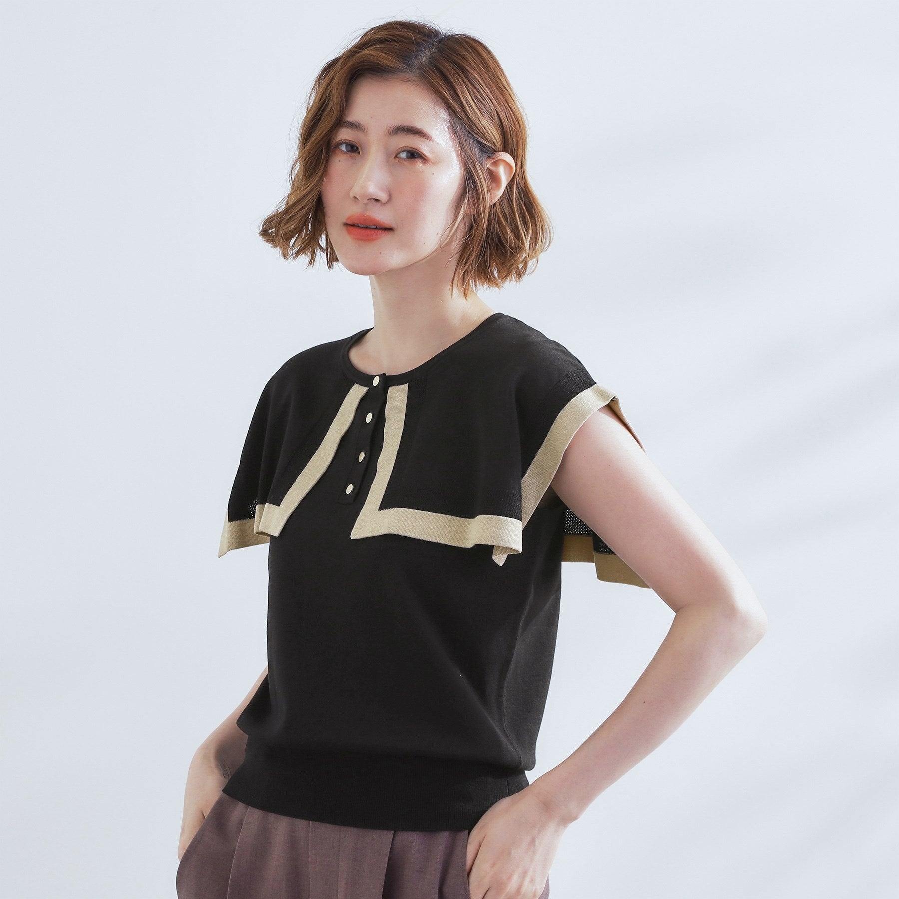 グローブ grove セーラーカラーニット （ブラック(519)） ブラック(519)