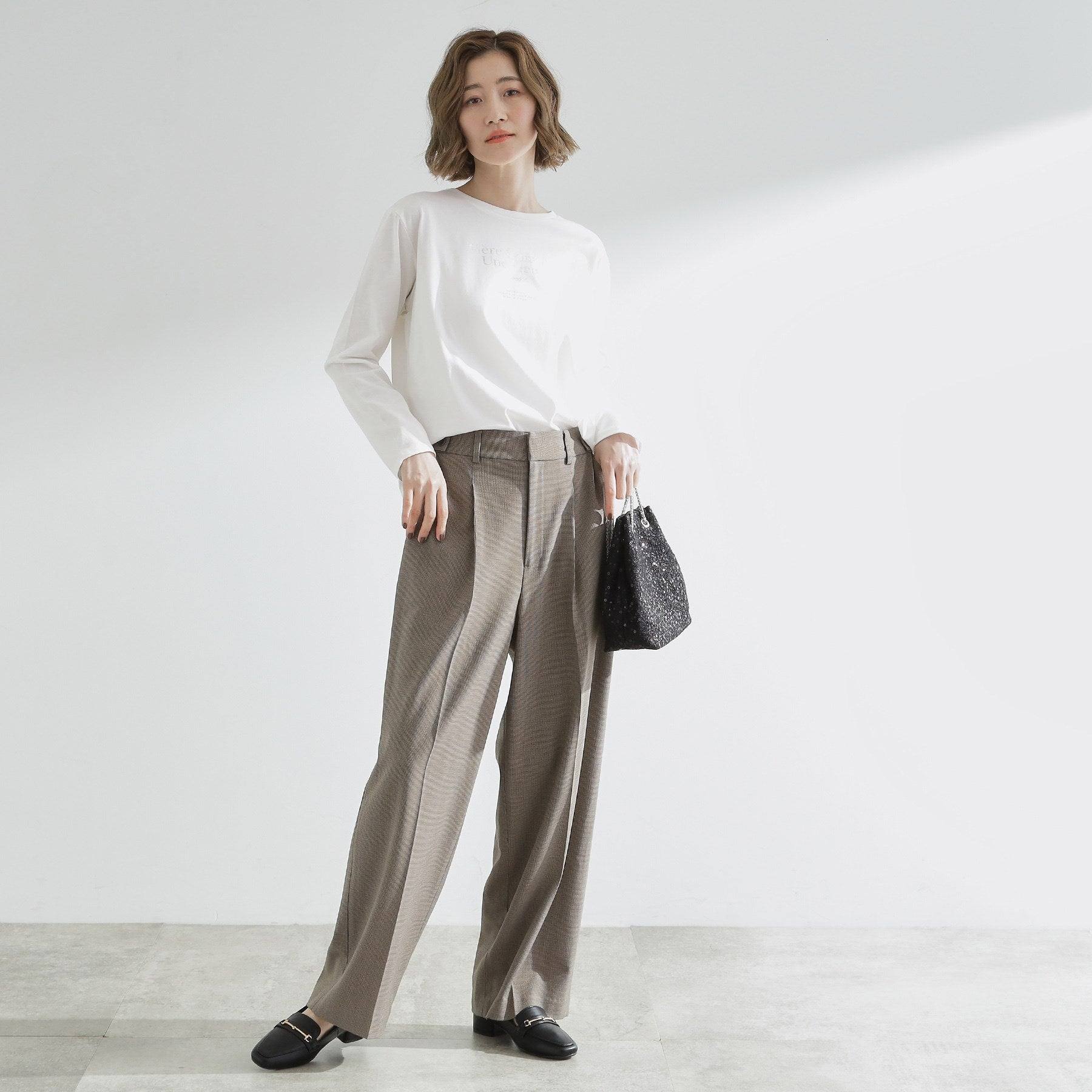 グローブ grove 【UVカット】ロゴアソートベーシックロンT （オフホワイト(103)） オフホワイト(103)