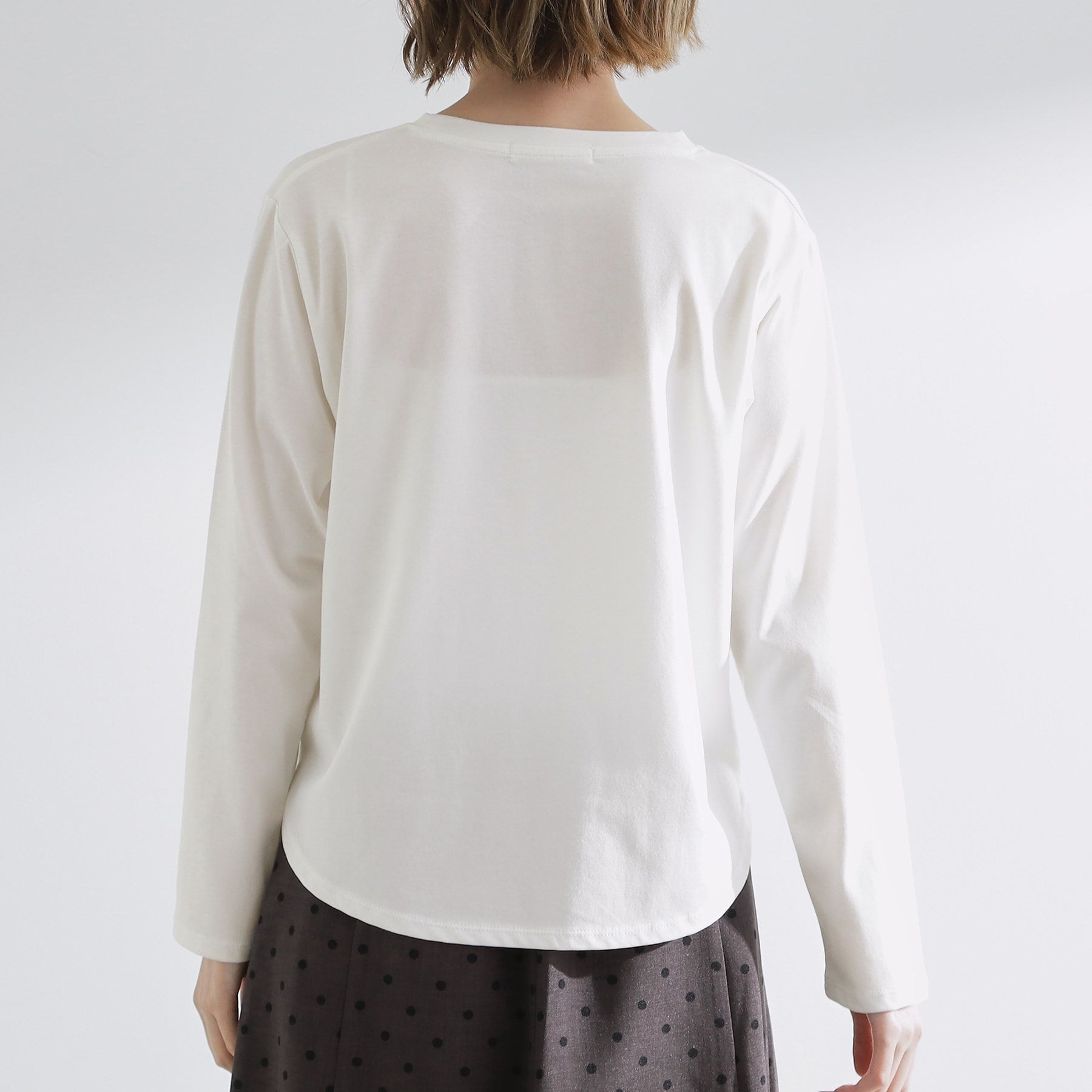 グローブ grove 【UVカット】ロゴアソートベーシックロンT （オフホワイト(103)） オフホワイト(103)