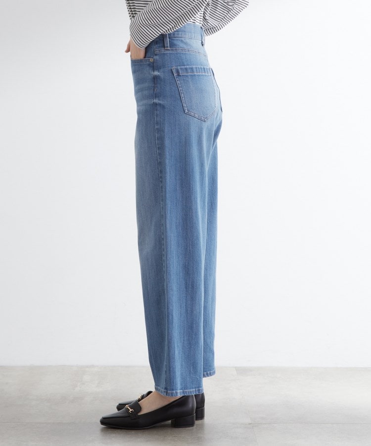 グローブ grove デニムバギーパンツ （ブルー(093)） ブルー(093)