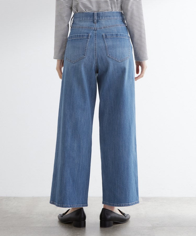 グローブ grove デニムバギーパンツ （ブルー(093)） ブルー(093)
