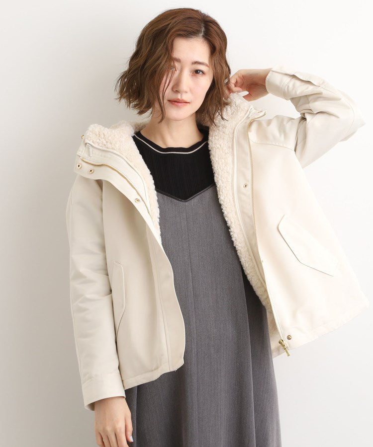 グローブ grove ボアライナーセット3WAYショートマウンテンパーカ （オフホワイト(003)） オフホワイト(003)