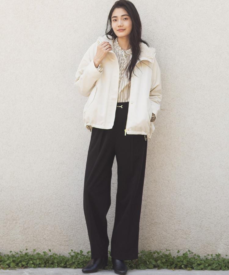 グローブ grove ボアライナーセット3WAYショートマウンテンパーカ （オフホワイト(003)） オフホワイト(003)