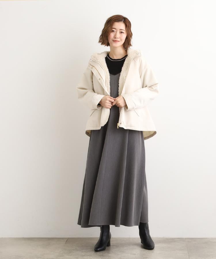 グローブ grove ボアライナーセット3WAYショートマウンテンパーカ （オフホワイト(003)） オフホワイト(003)