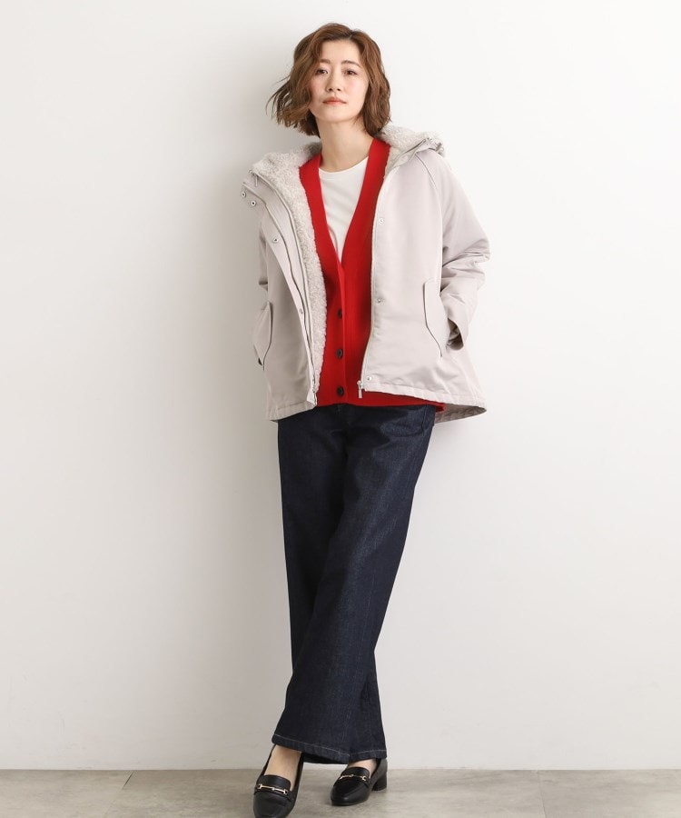 グローブ grove ボアライナーセット3WAYショートマウンテンパーカ （オフホワイト(003)） オフホワイト(003)