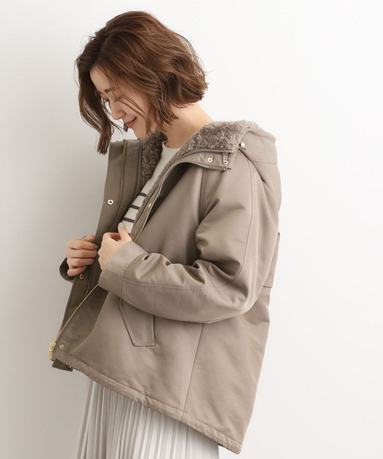 グローブ grove ボアライナーセット3WAYショートマウンテンパーカ （オフホワイト(003)） オフホワイト(003)