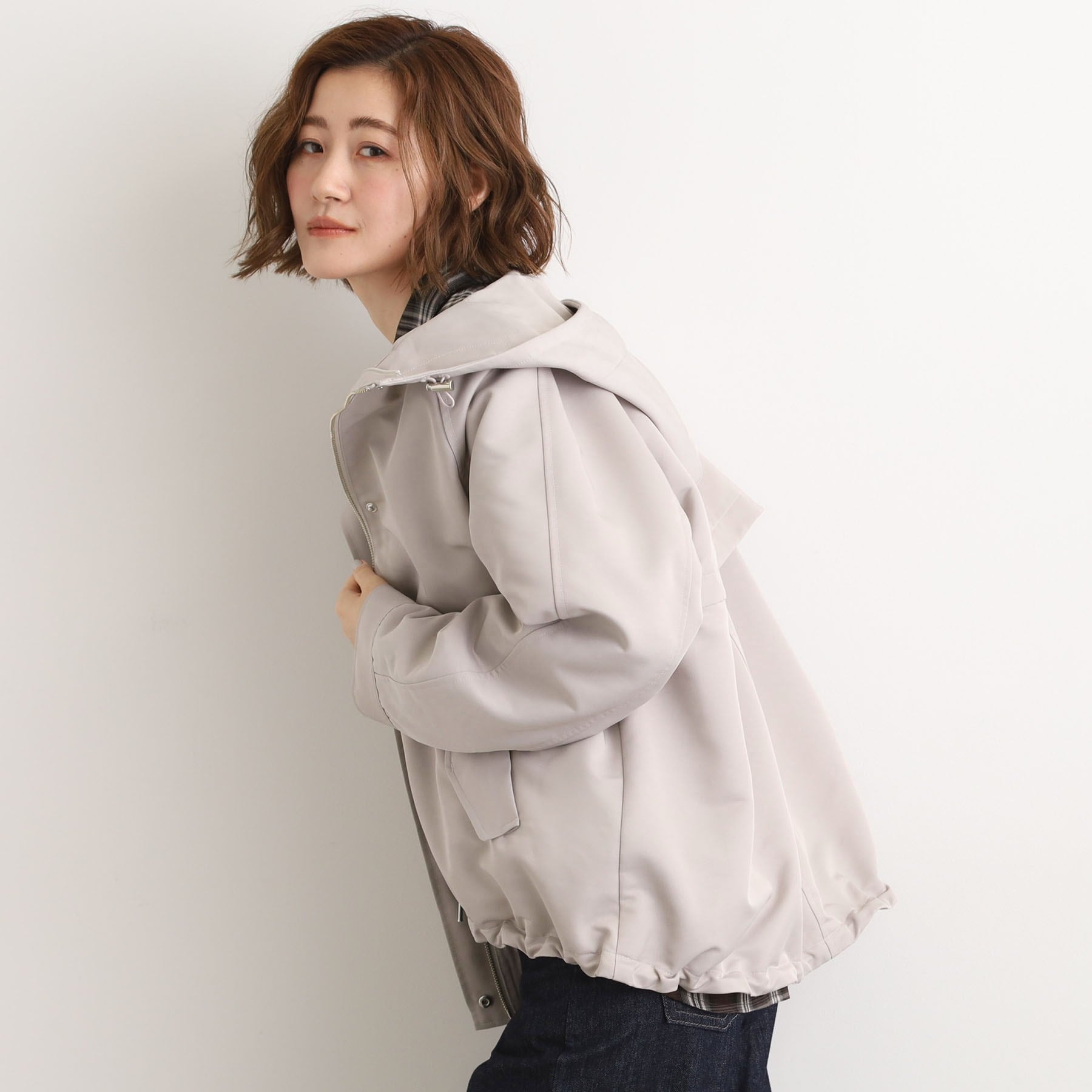 グローブ grove ボアライナーセット3WAYショートマウンテンパーカ （ブラック(019)） ブラック(019)