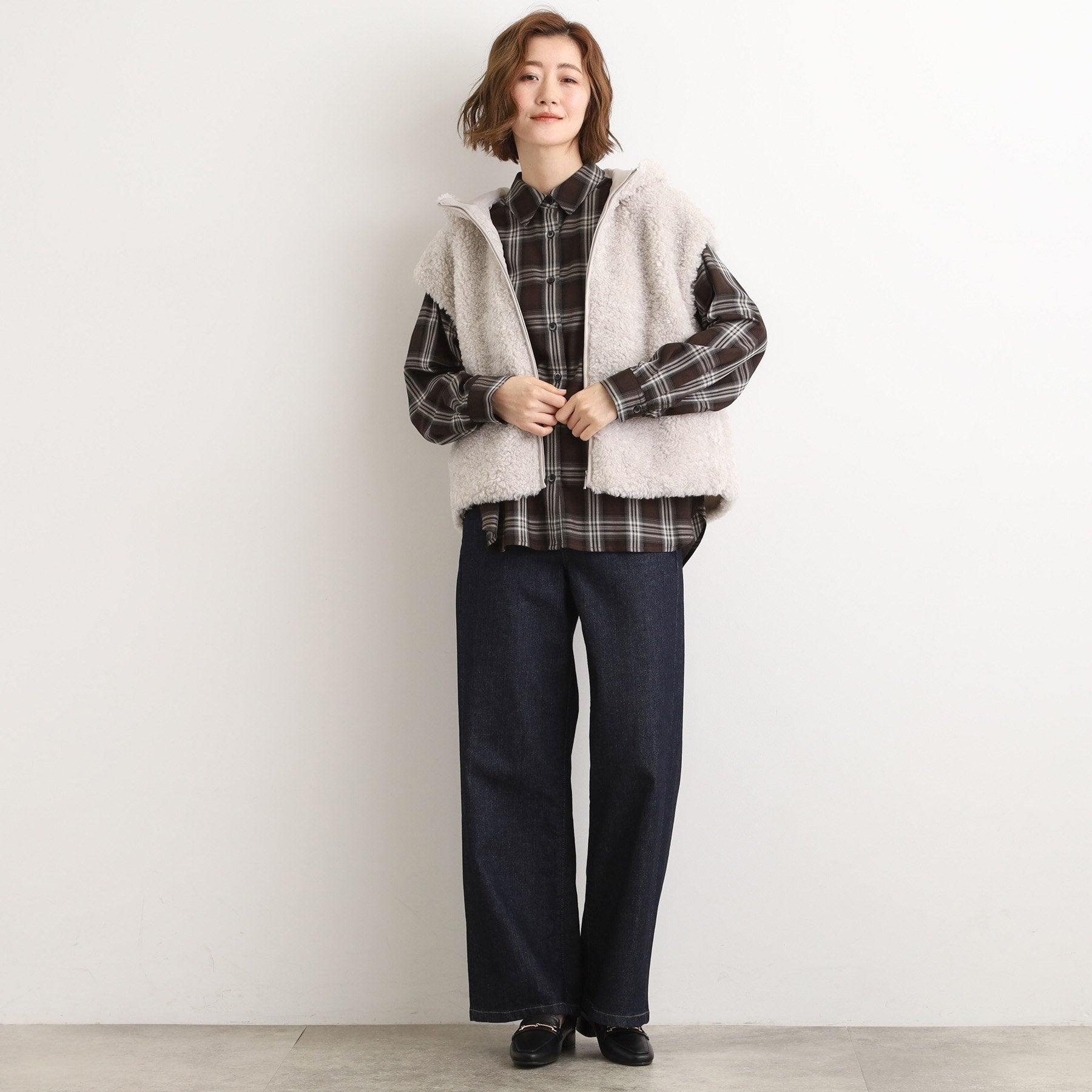 グローブ grove ボアライナーセット3WAYショートマウンテンパーカ （ブラック(019)） ブラック(019)