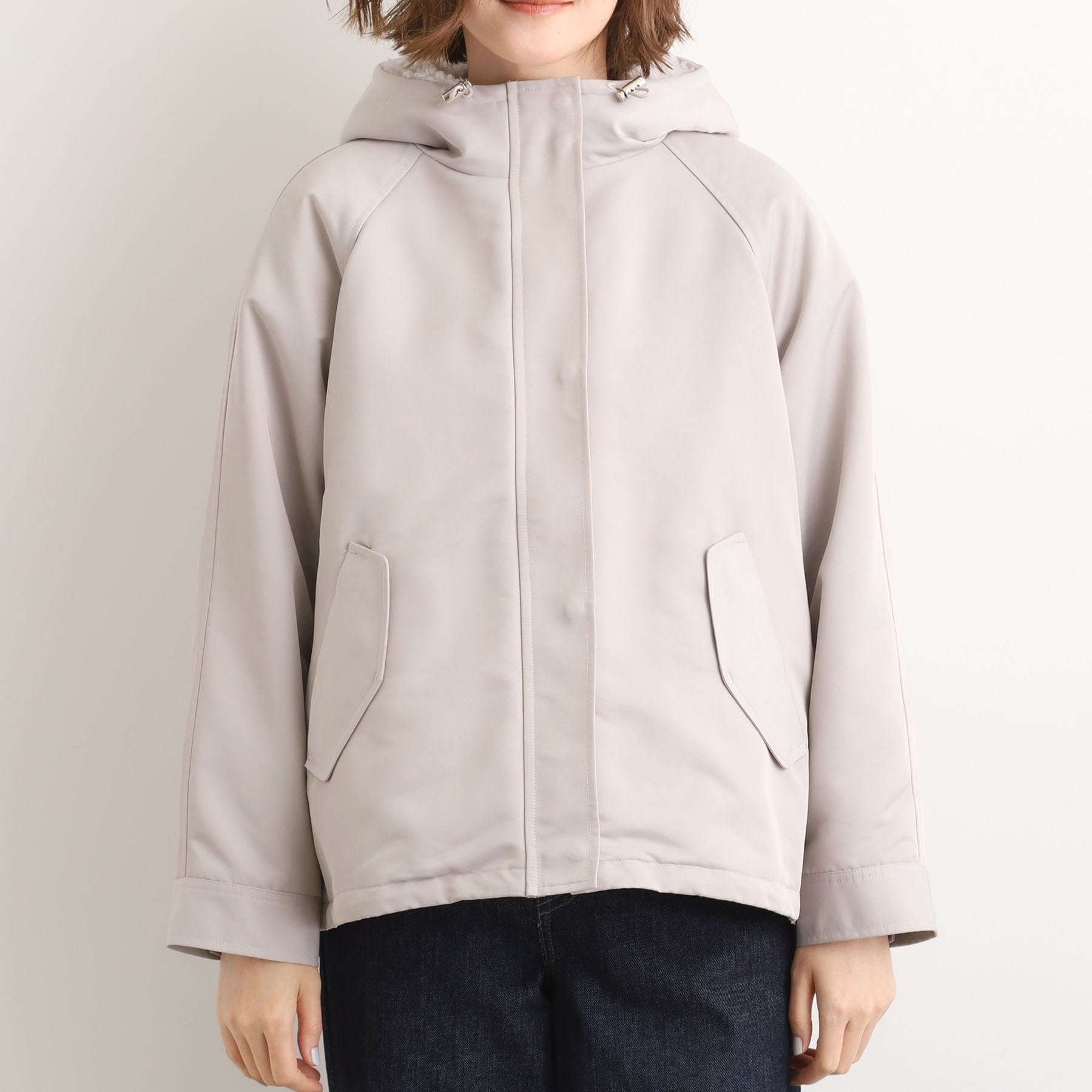 グローブ grove ボアライナーセット3WAYショートマウンテンパーカ （ブラック(019)） ブラック(019)