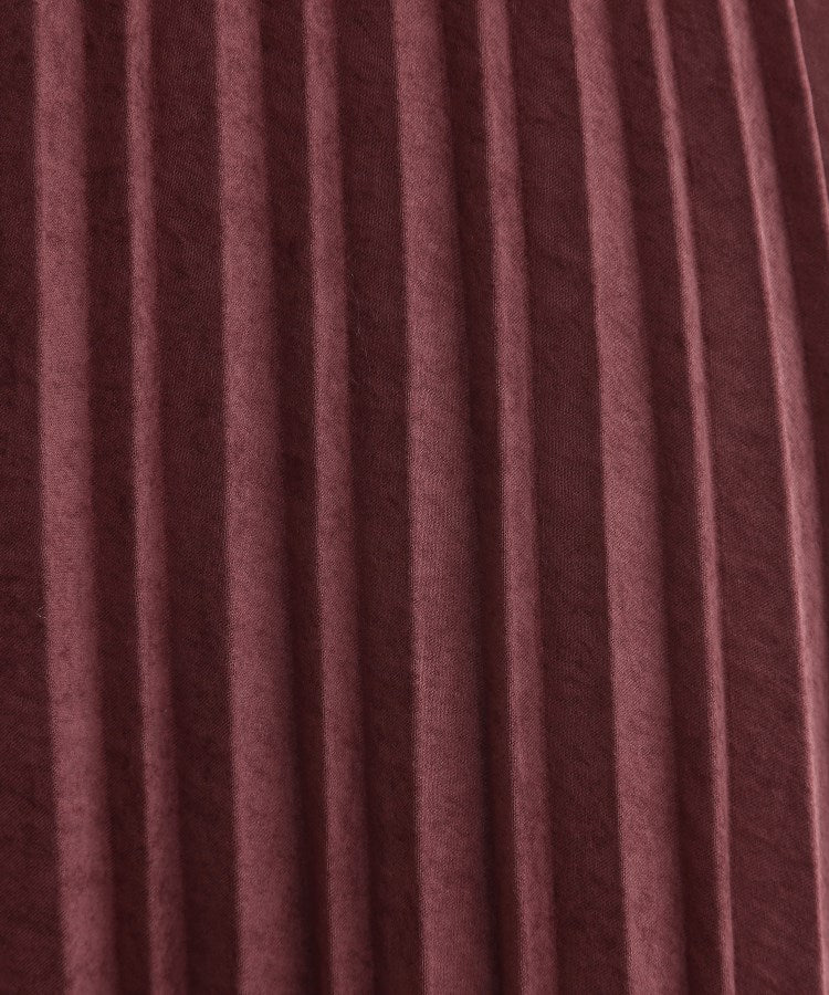 グローブ grove スエード調プリーツスカート （グレージュ(050)） グレージュ(050)