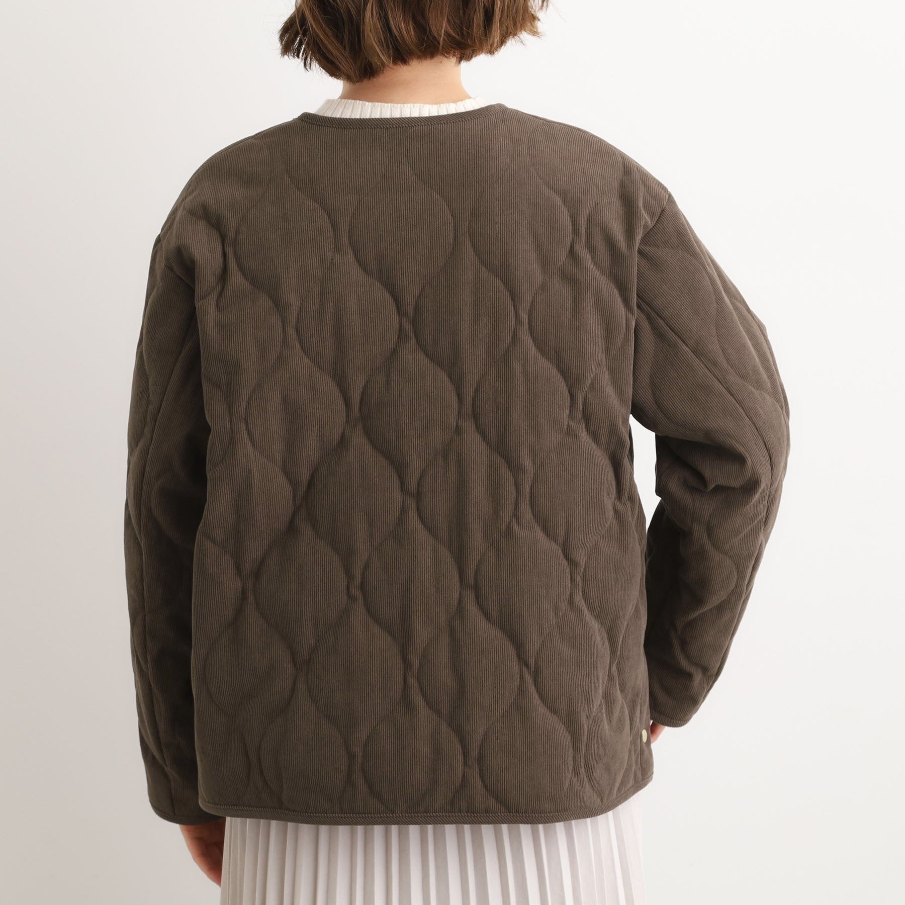 グローブ grove コーデュロイ リバーシブル中綿ジャケット （ブラウン(043)） ブラウン(043)