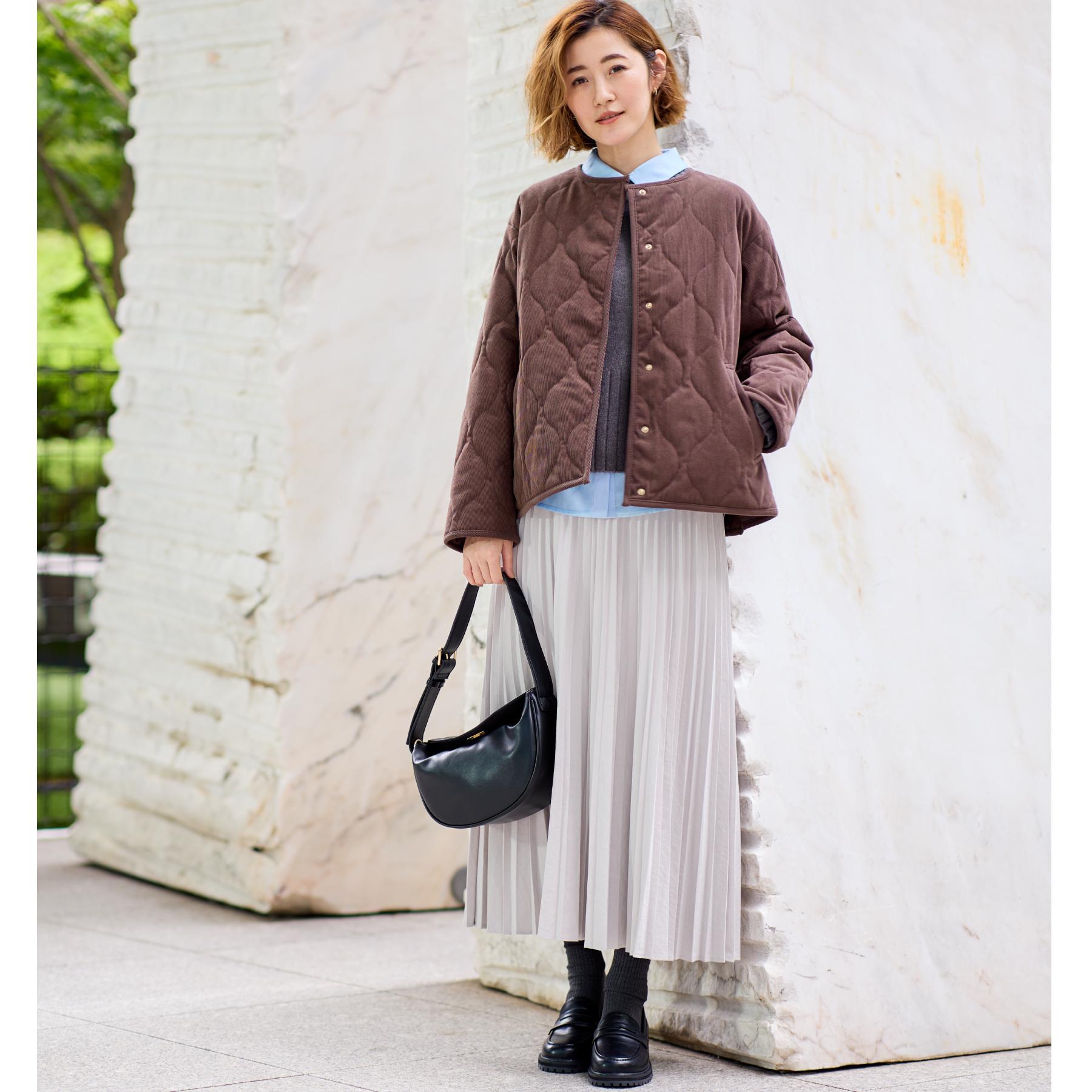 グローブ grove コーデュロイ リバーシブル中綿ジャケット （ブラウン(043)） ブラウン(043)