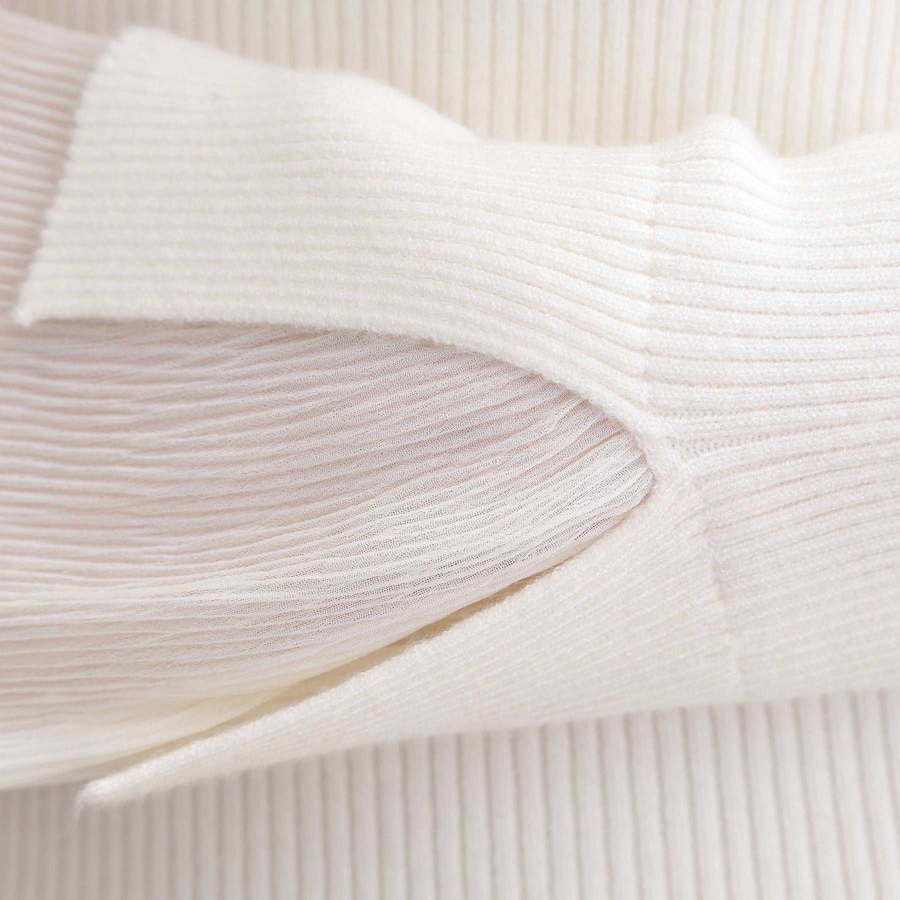 グローブ grove プリーツレイヤードニットプルオーバー （オフホワイト(003)） オフホワイト(003)