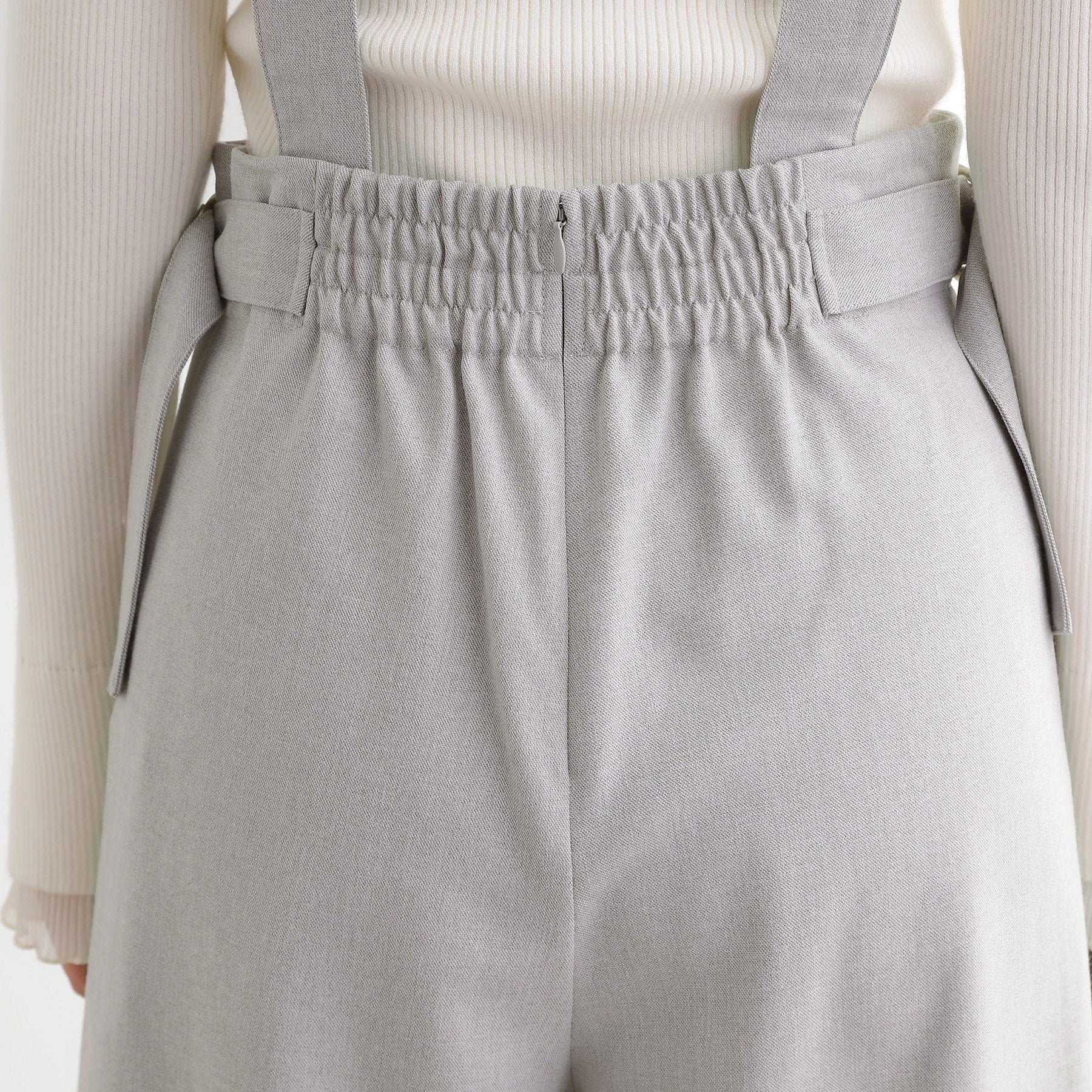 グローブ grove サス付きセンタープレスワイドパンツ （ブラウン(043)） ブラウン(043)