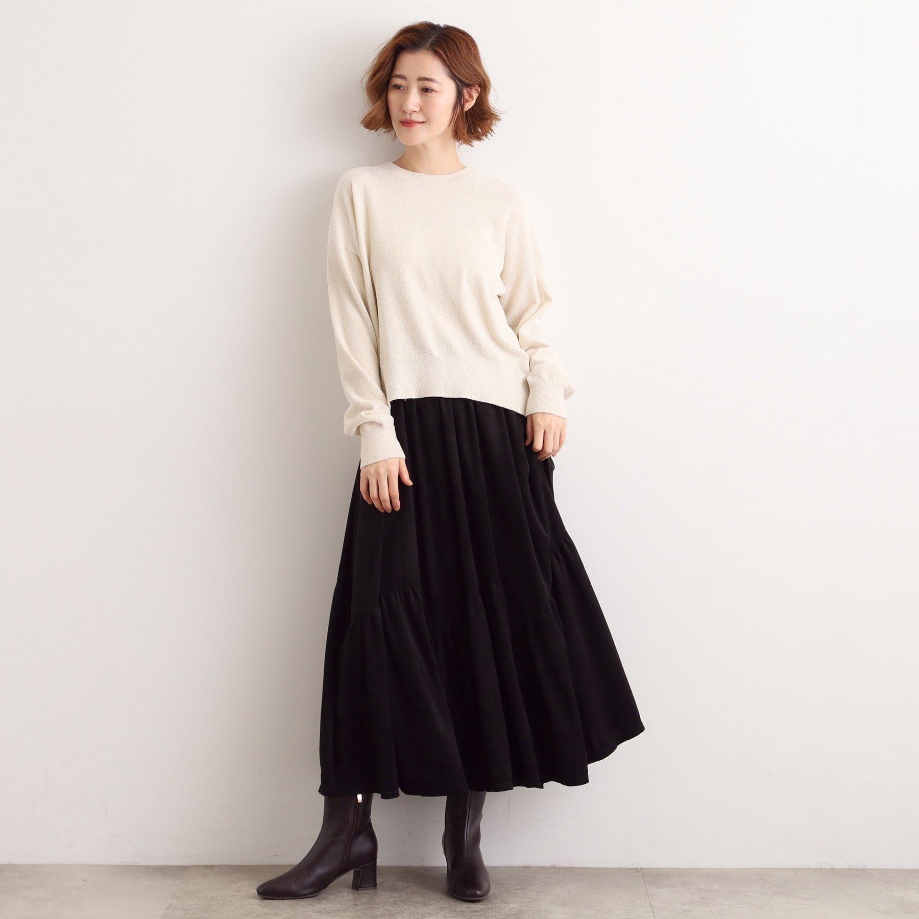 グローブ grove ラメモールヤーンプルオーバーニット （ピンク(071)） ピンク(071)