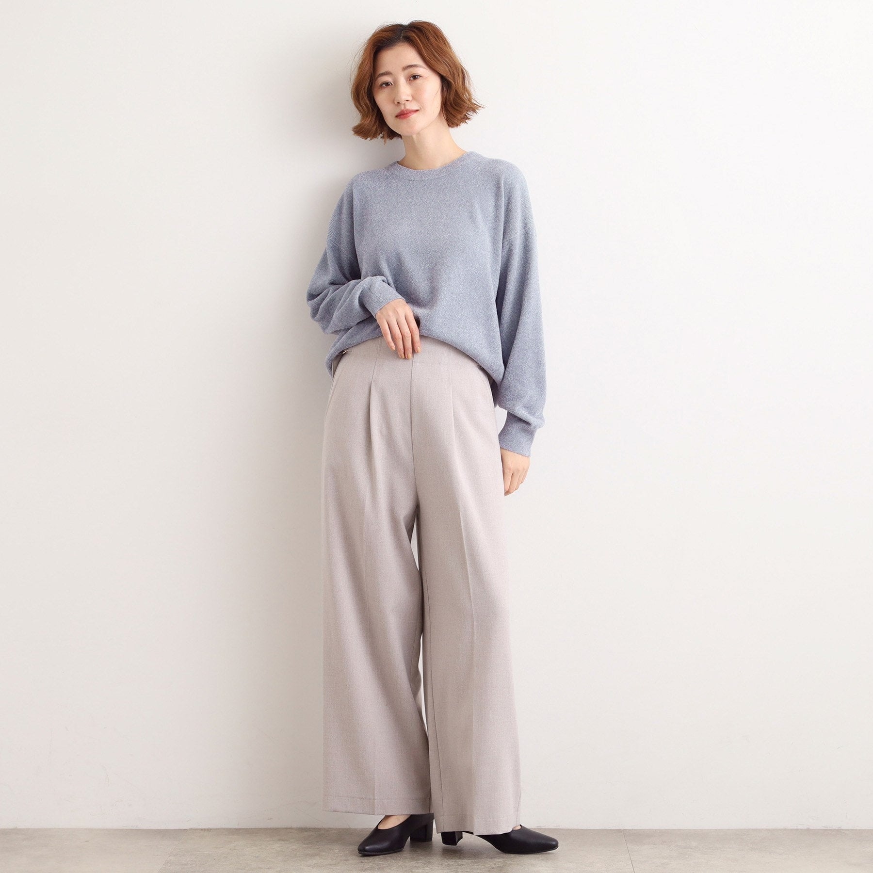 グローブ grove ラメモールヤーンプルオーバーニット （ピンク(071)） ピンク(071)