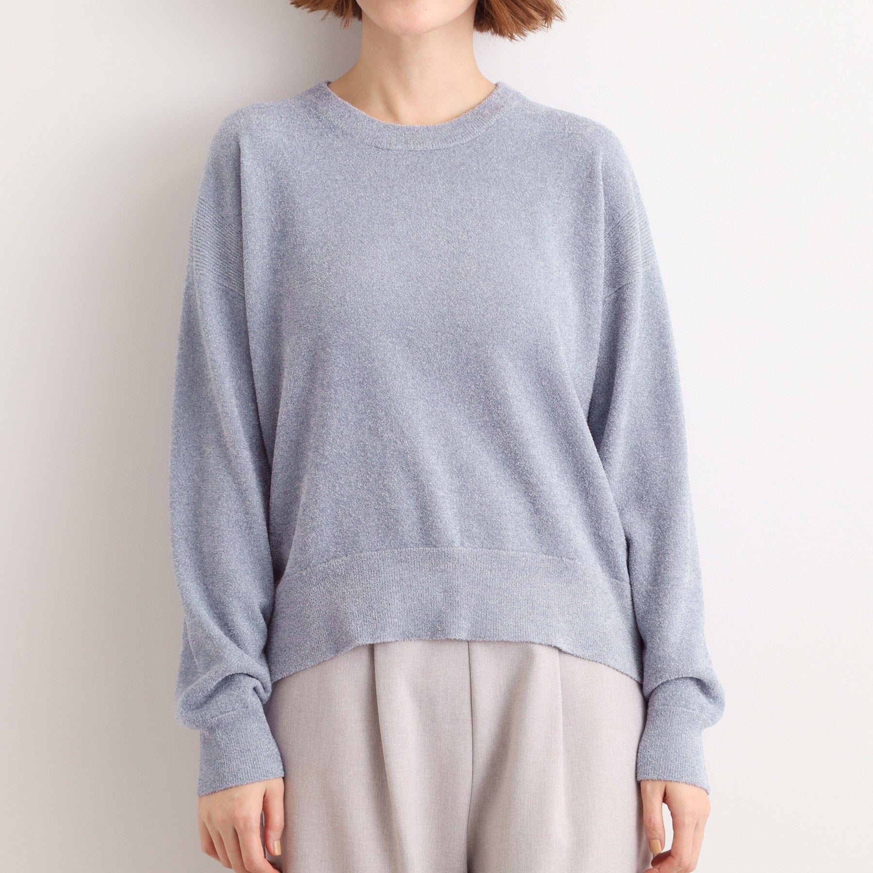 グローブ grove ラメモールヤーンプルオーバーニット （ピンク(071)） ピンク(071)