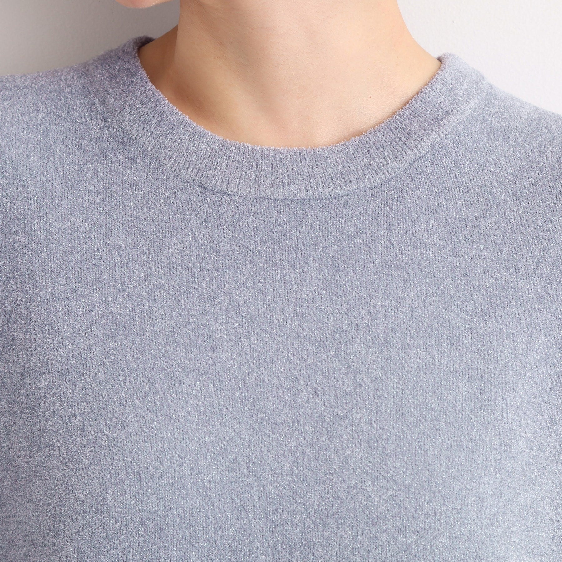 グローブ grove ラメモールヤーンプルオーバーニット （ピンク(071)） ピンク(071)