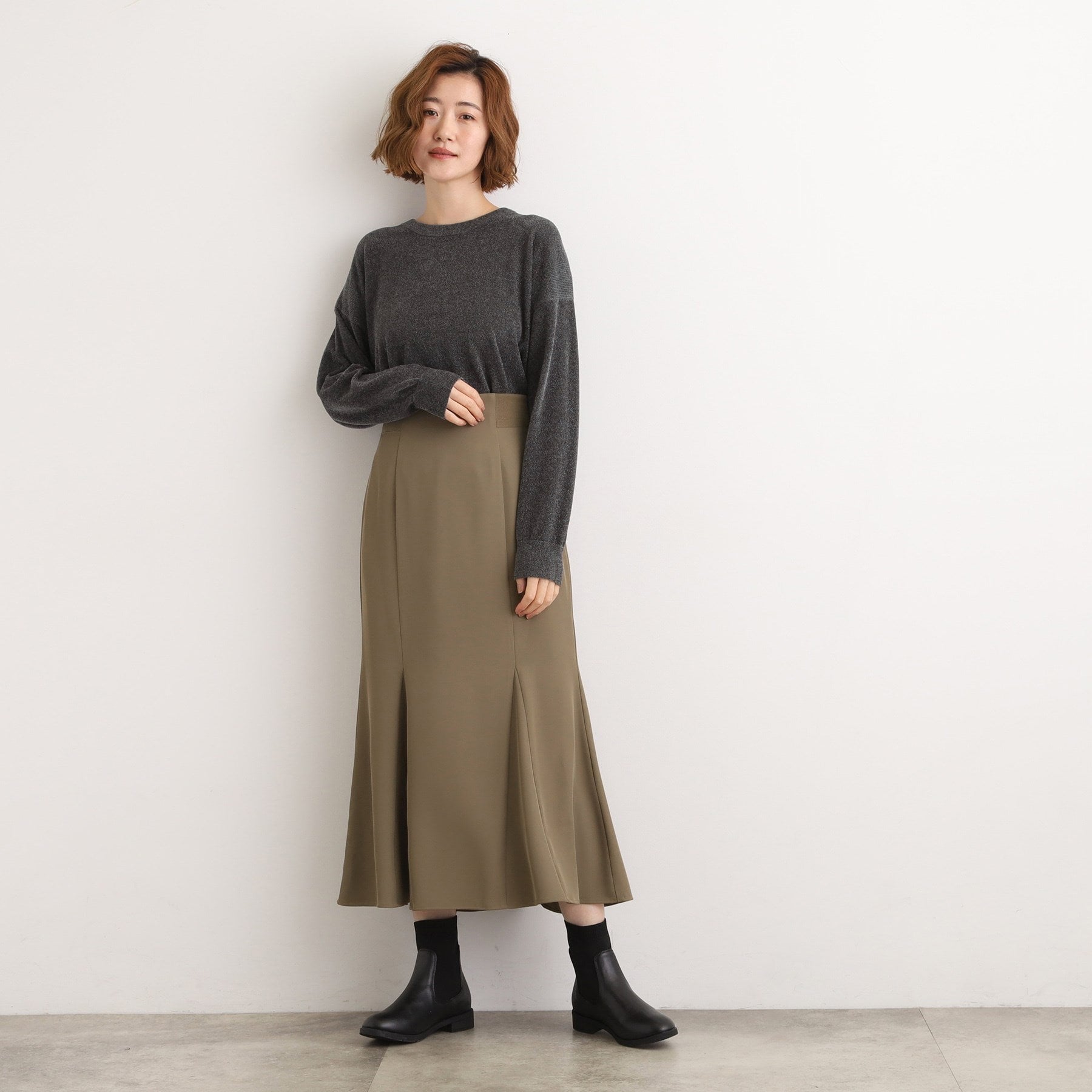 グローブ grove ラメモールヤーンプルオーバーニット （ピンク(071)） ピンク(071)