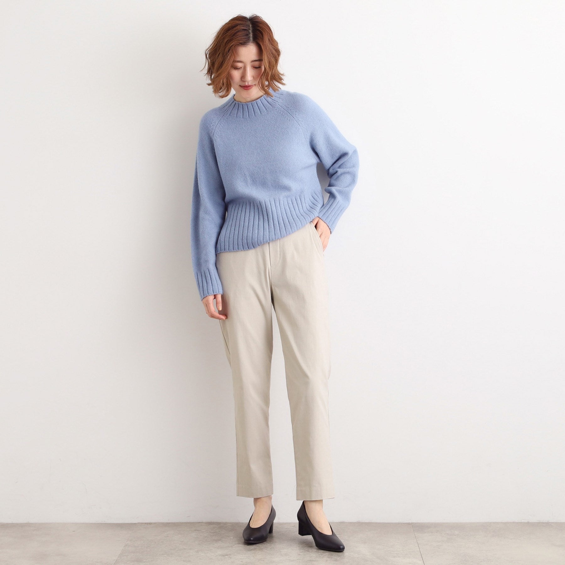 グローブ grove 【多機能】裏起毛ハイパーストレッチテーパードパンツ （ブラック(019)） ブラック(019)