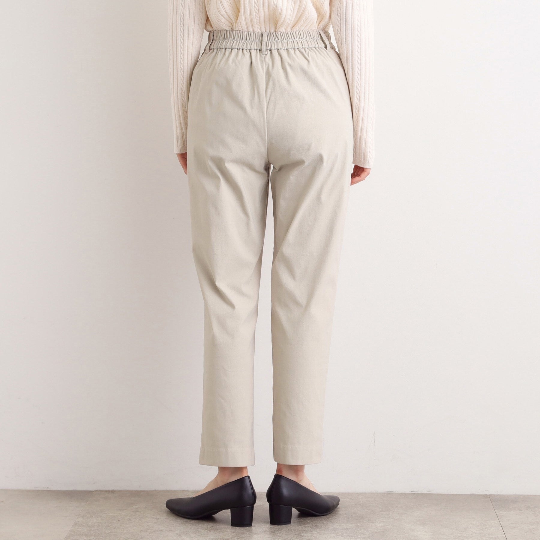 グローブ grove 【多機能】裏起毛ハイパーストレッチテーパードパンツ （ブラック(019)） ブラック(019)