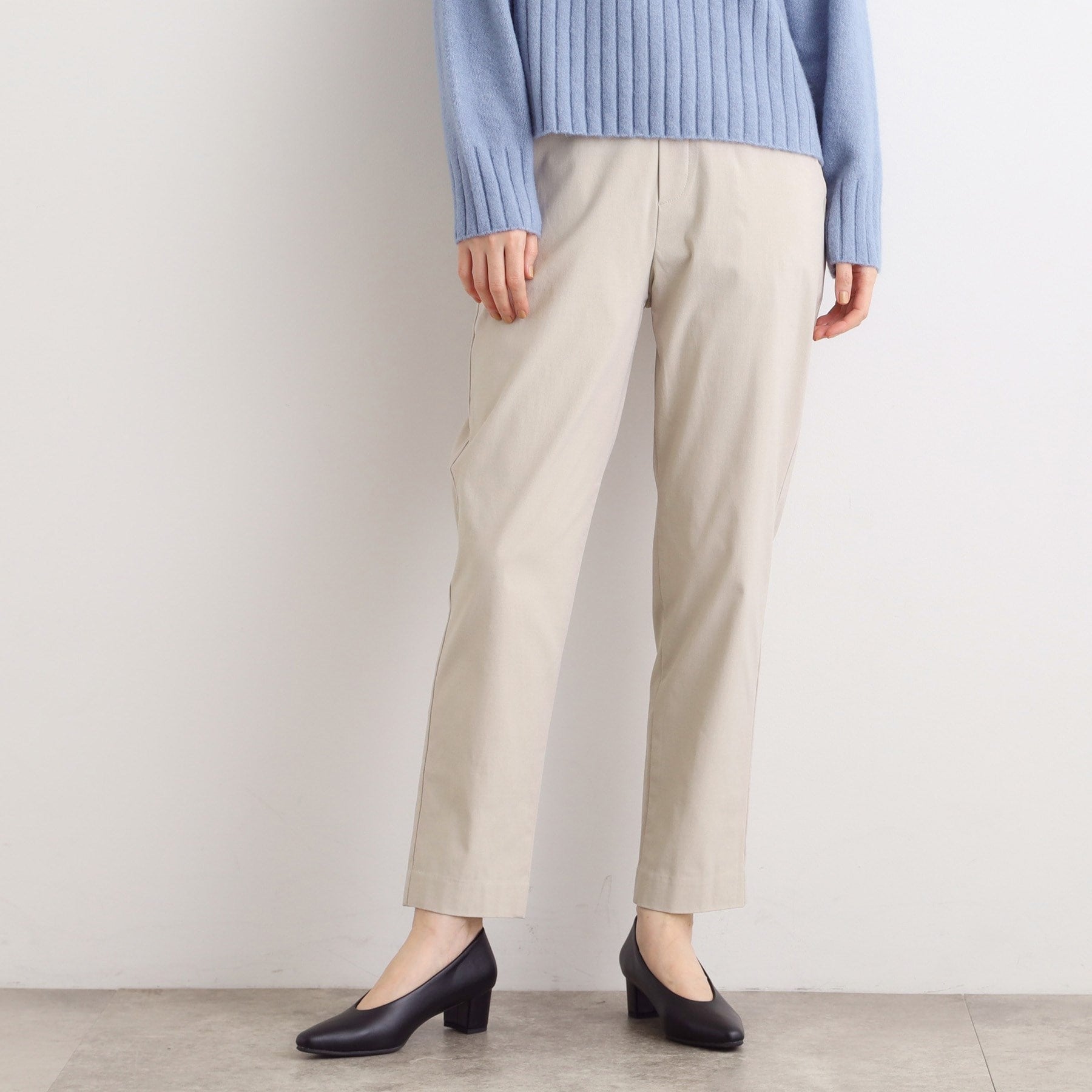 グローブ grove 【多機能】裏起毛ハイパーストレッチテーパードパンツ （グレージュ(050)） グレージュ(050)