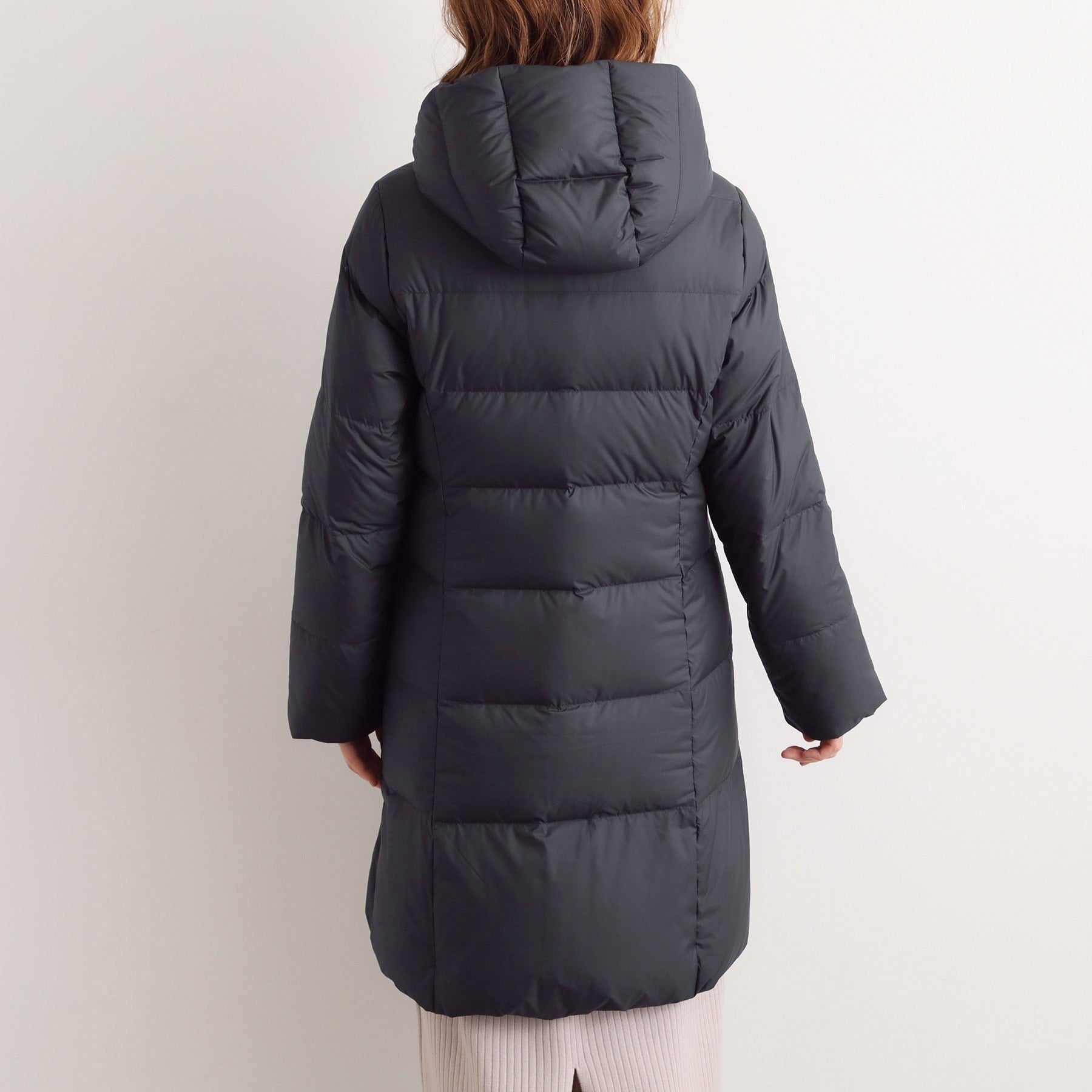 グローブ grove 【800FP・多機能】つつまれダウンロング （ネイビー(094)） ネイビー(094)