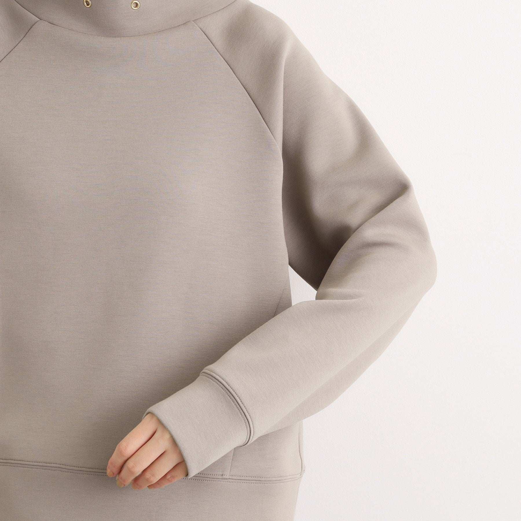 グローブ grove モックネックダンボールスウェット （アイシーピンク(070)） アイシーピンク(070)