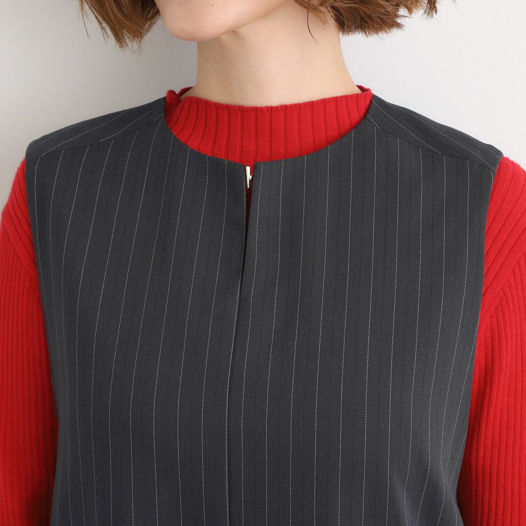 グローブ grove 2WAYネックジャンドレ （ブラック(019)） ブラック(019)