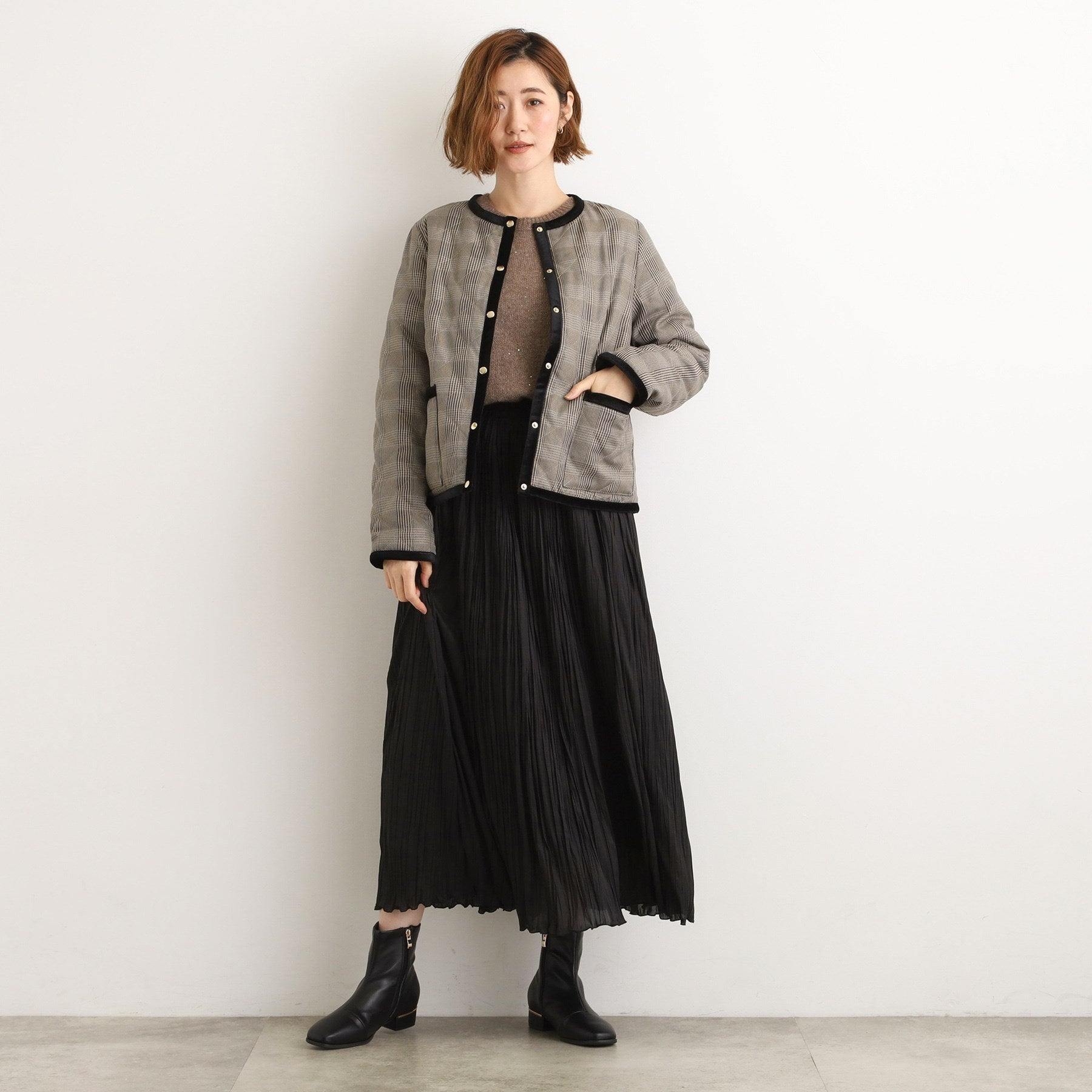 グローブ grove 2WAYキルトリバーシブルジャケット （ブラック(219)） ブラック(219)