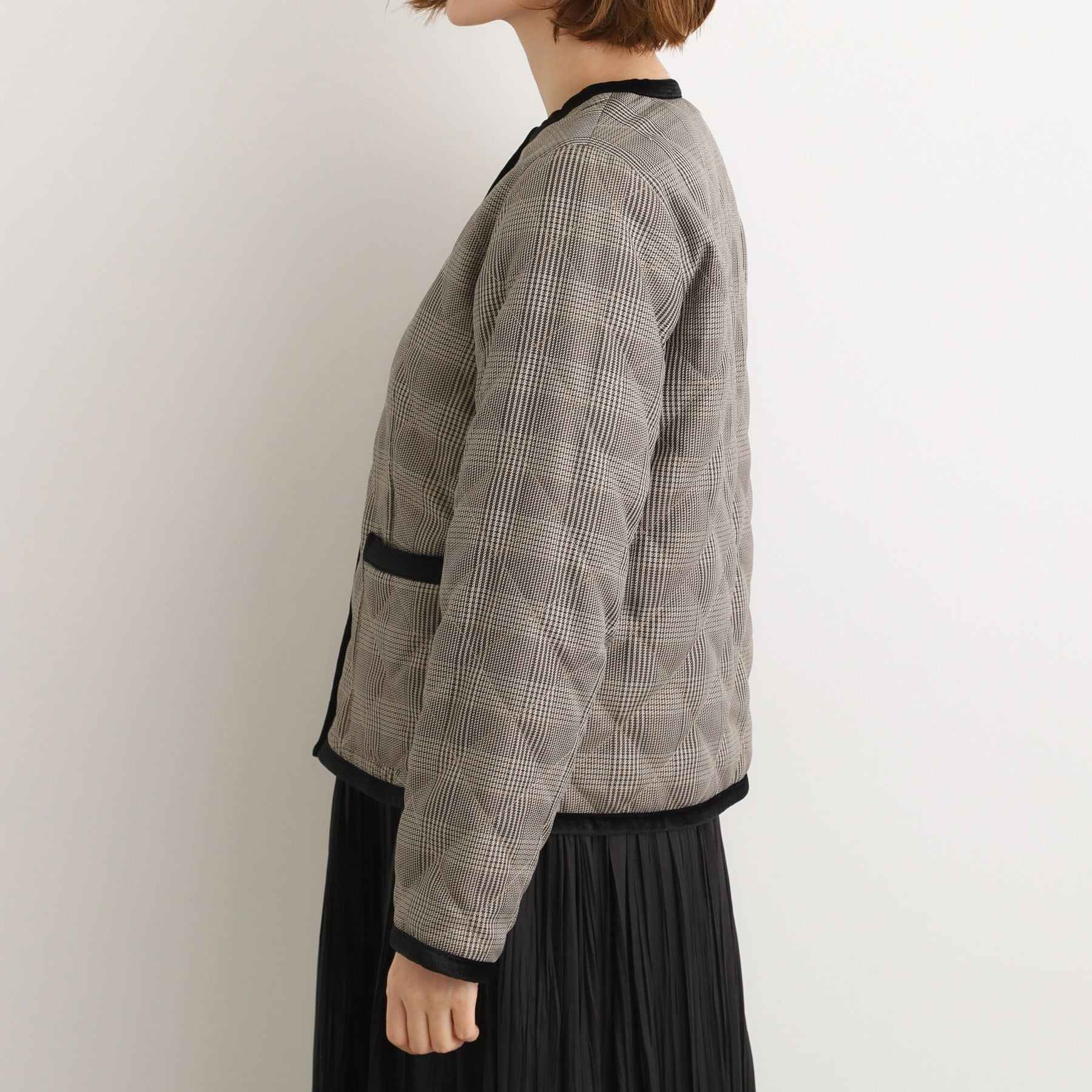 グローブ grove 2WAYキルトリバーシブルジャケット （ブラック(219)） ブラック(219)