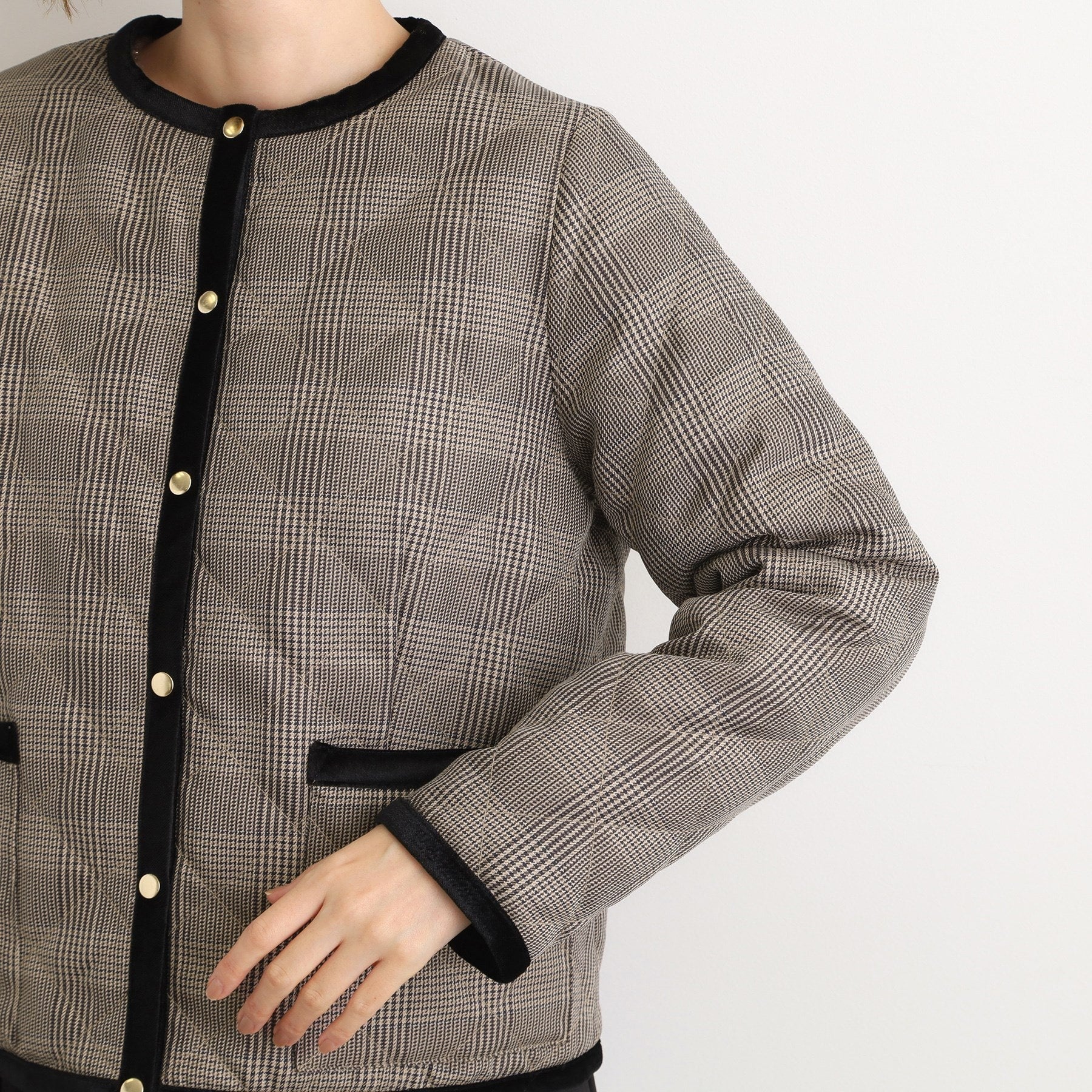 グローブ grove 2WAYキルトリバーシブルジャケット （ブラック(219)） ブラック(219)