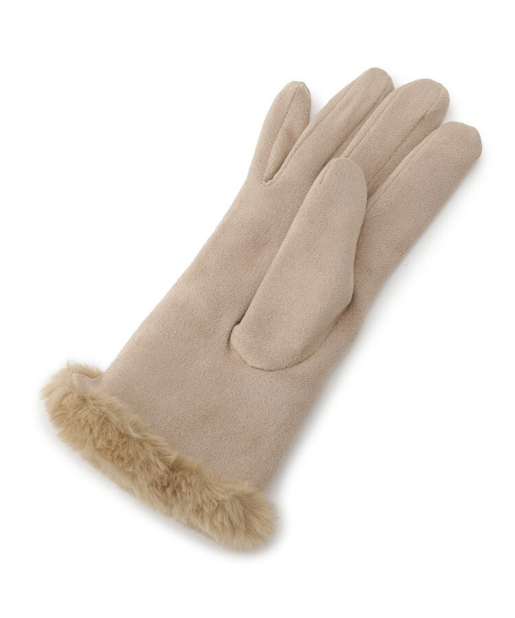 グローブ grove ミニリボンリストフェイクファーグローブ （グレー(012)） グレー(012)